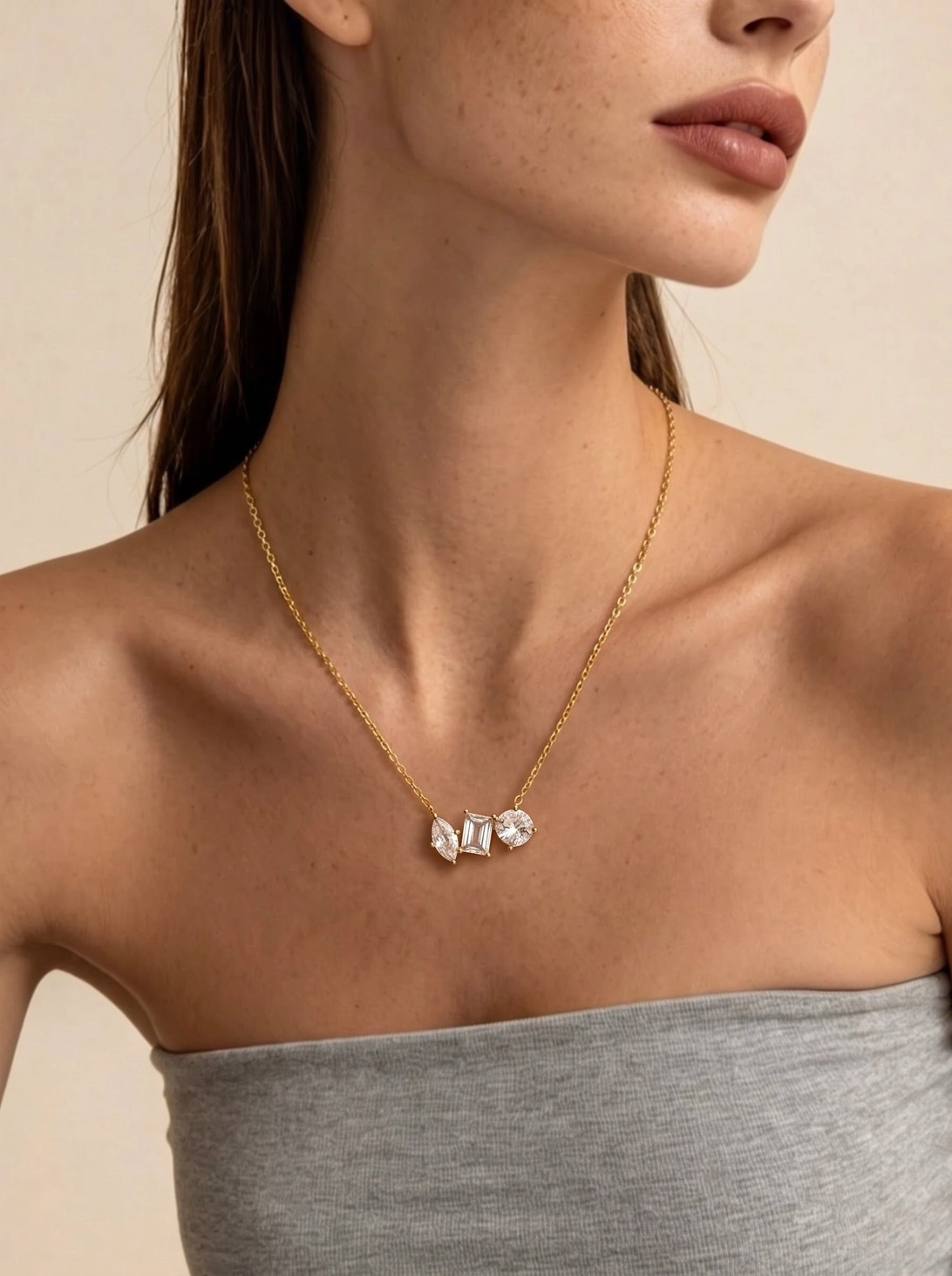 HARMONIE TRIAD CHAIN PENDANT 2