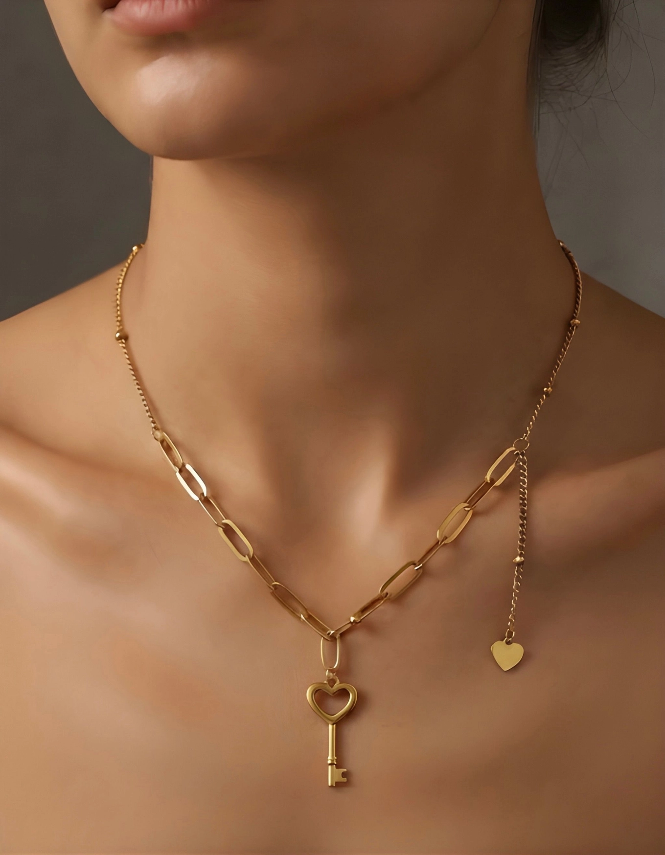 CLEF DU CŒUR LARIAT 2