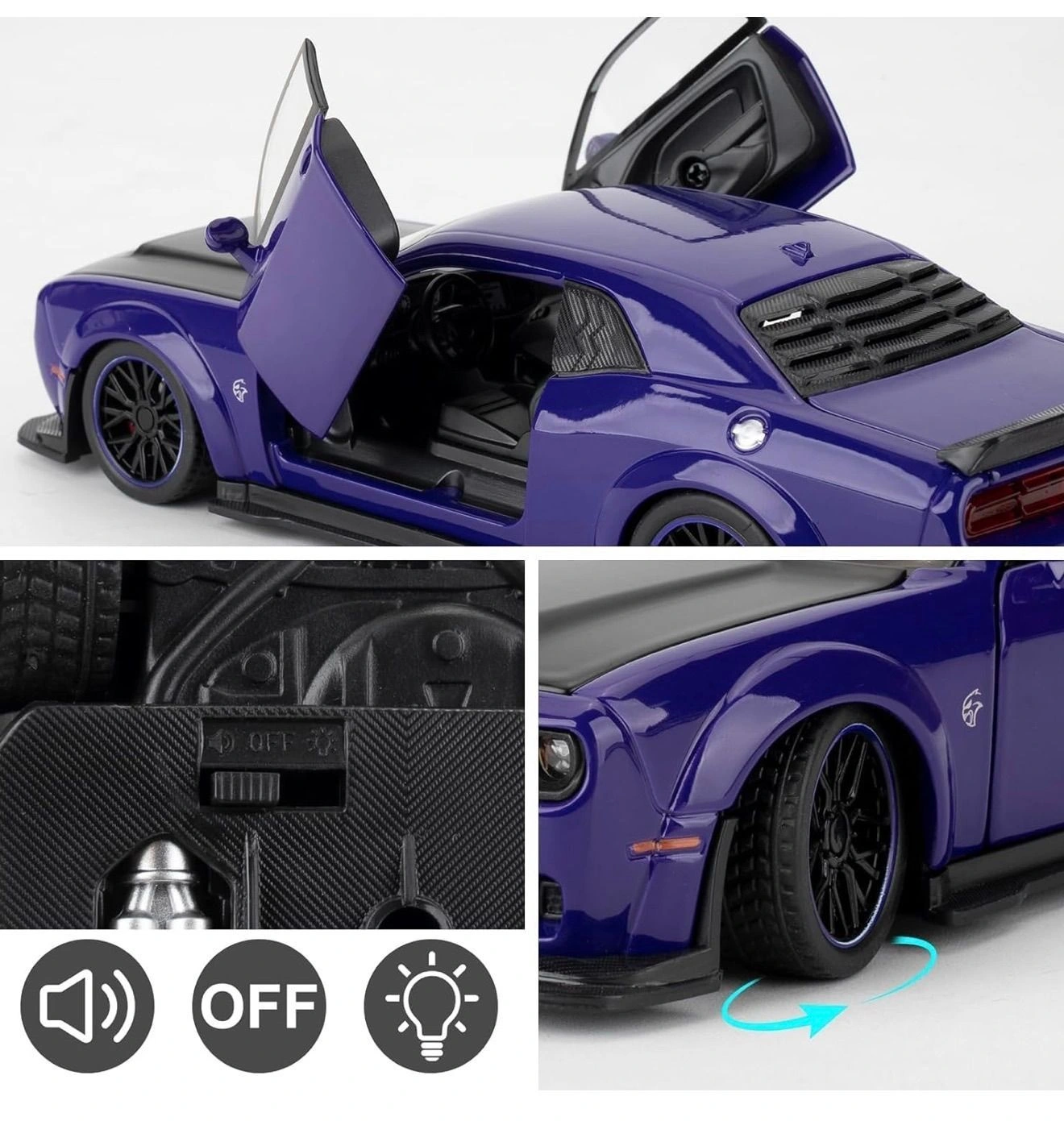 Dodge Challenger Hellcat Purple 3