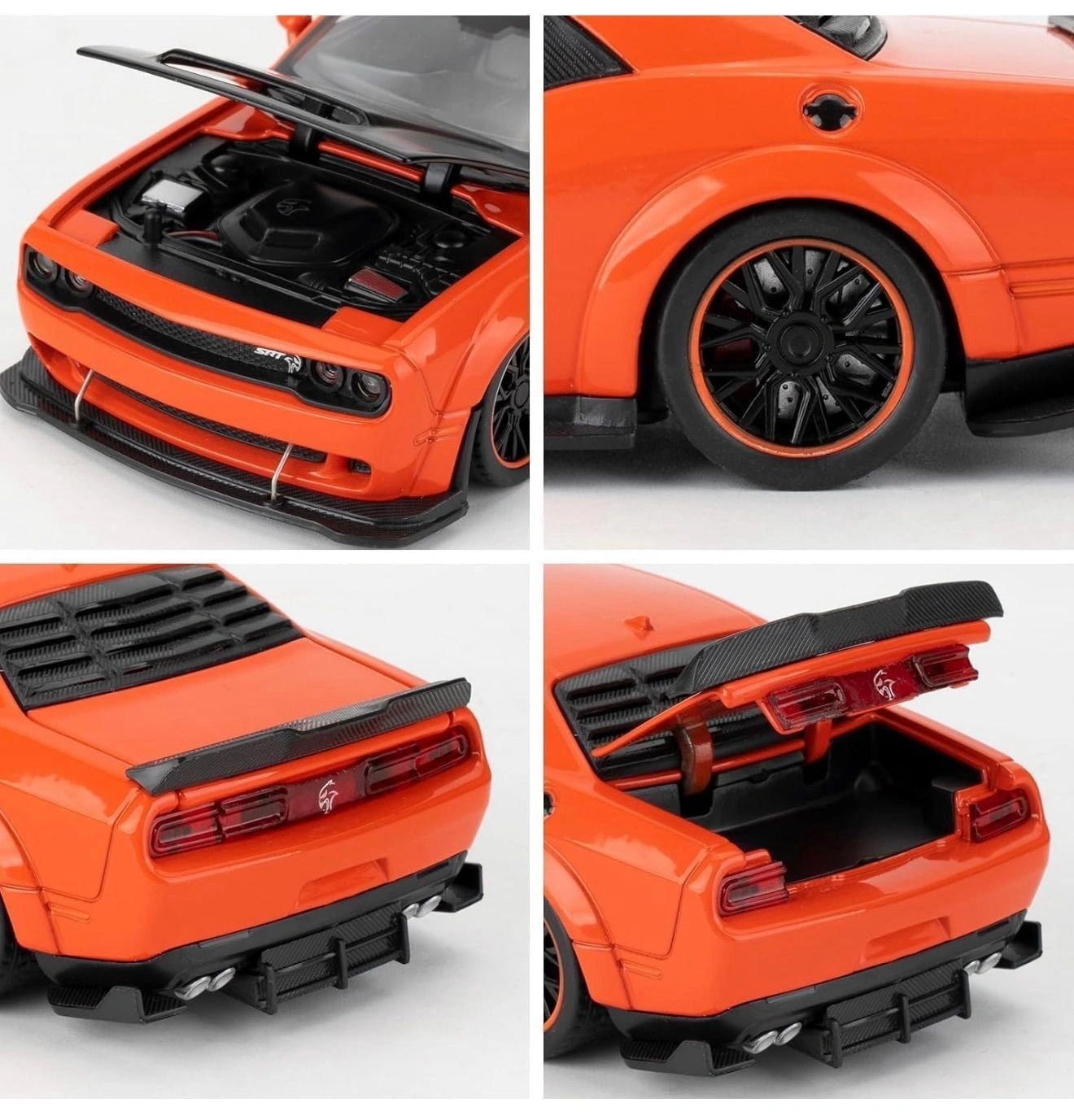 Dodge Challenger Hellcat orange 3