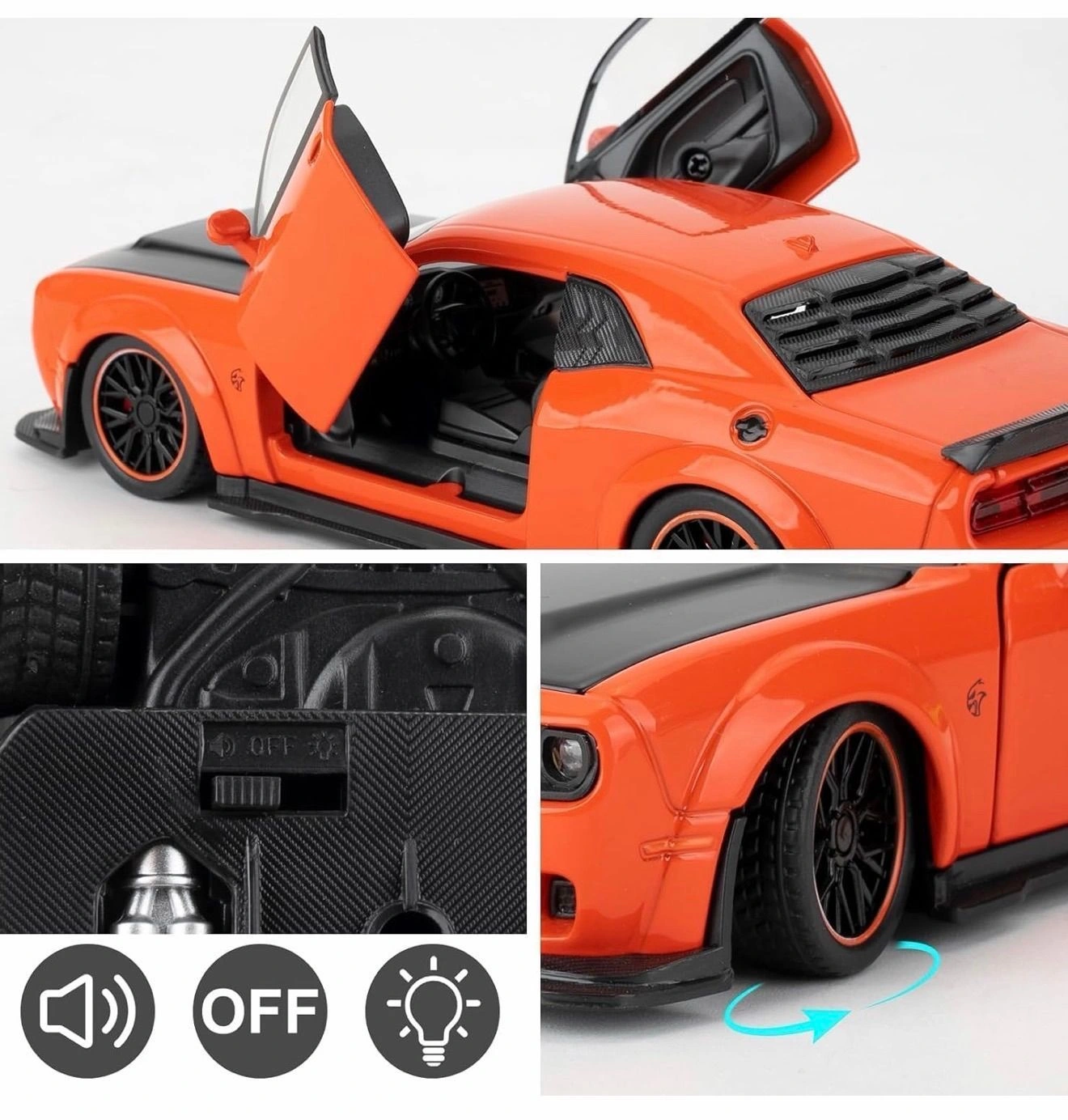 Dodge Challenger Hellcat orange 4