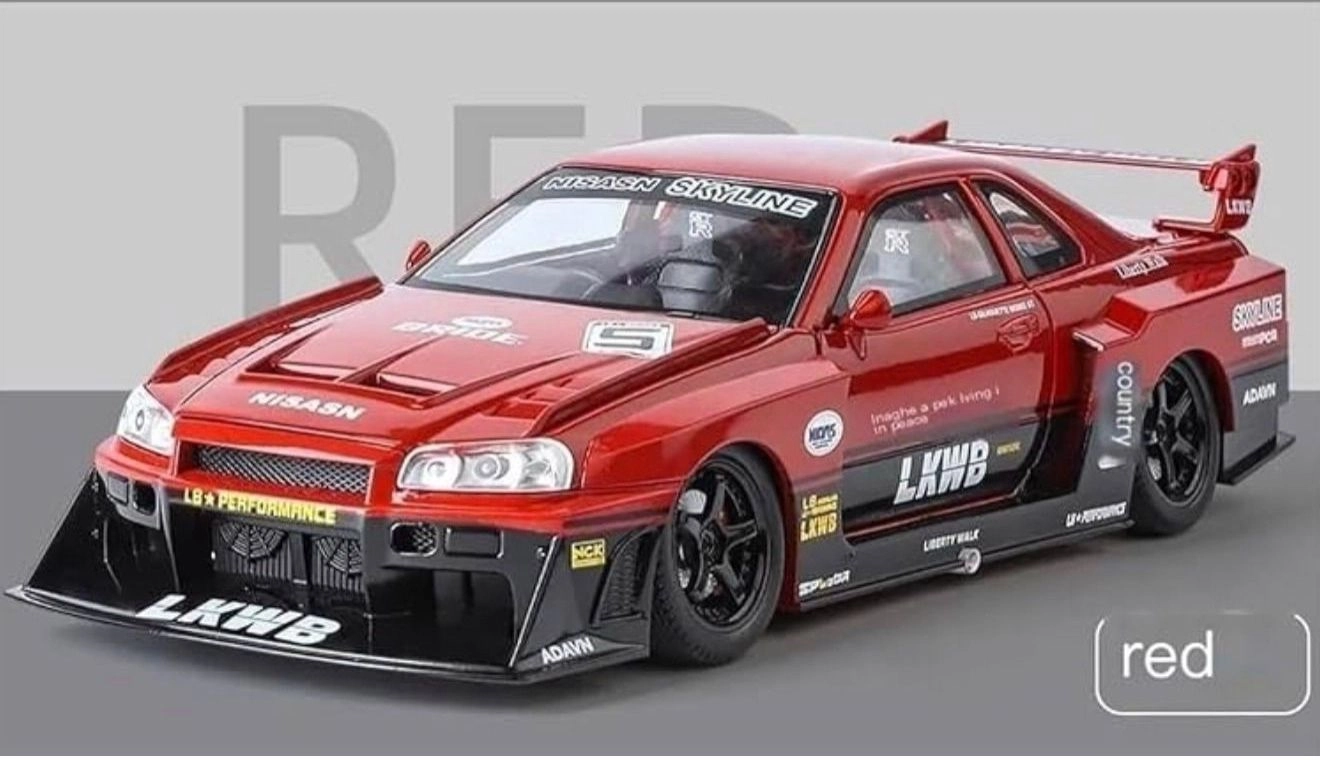 Nissan Skyline GTR - R34 LKWB RED