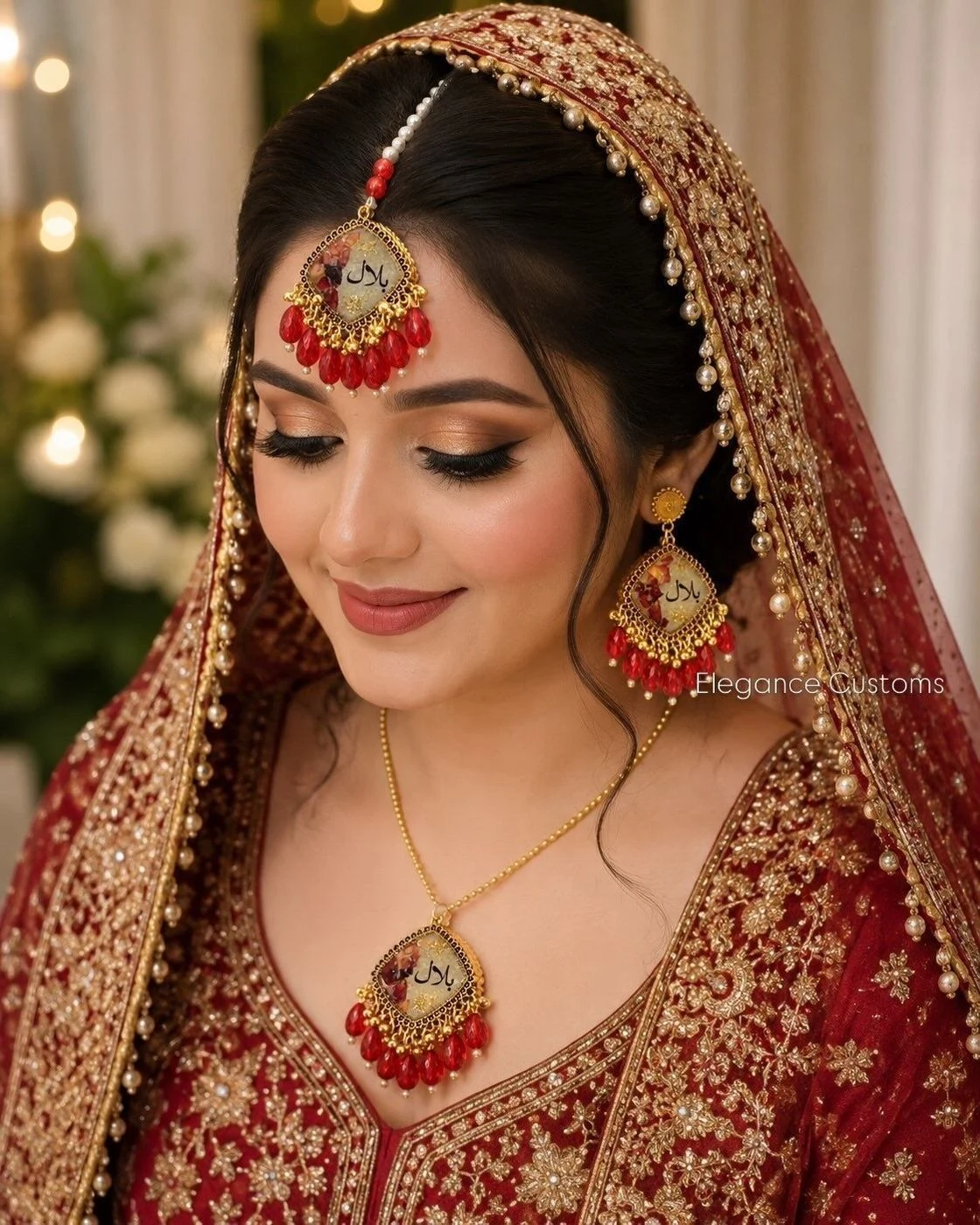 Bridal Set With Personalized Name 3