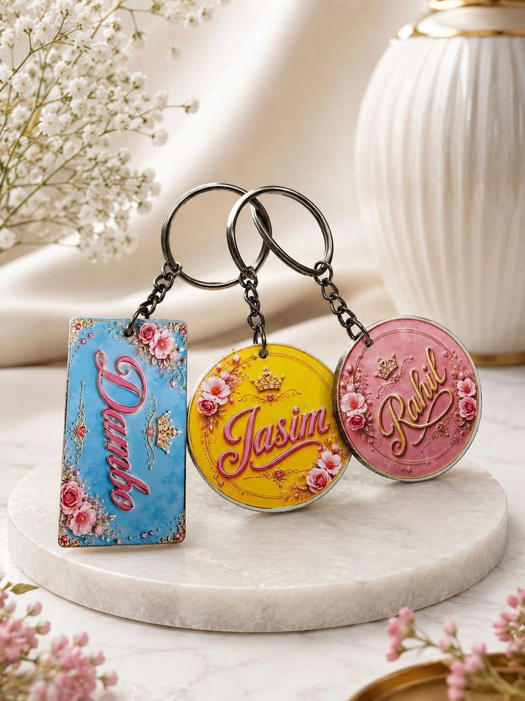 Keychain Both Sides Personalized