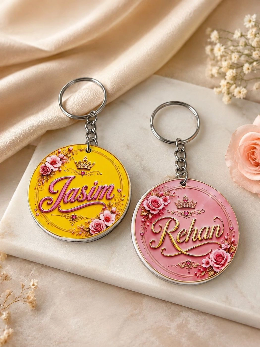 Keychain Both Sides Personalized