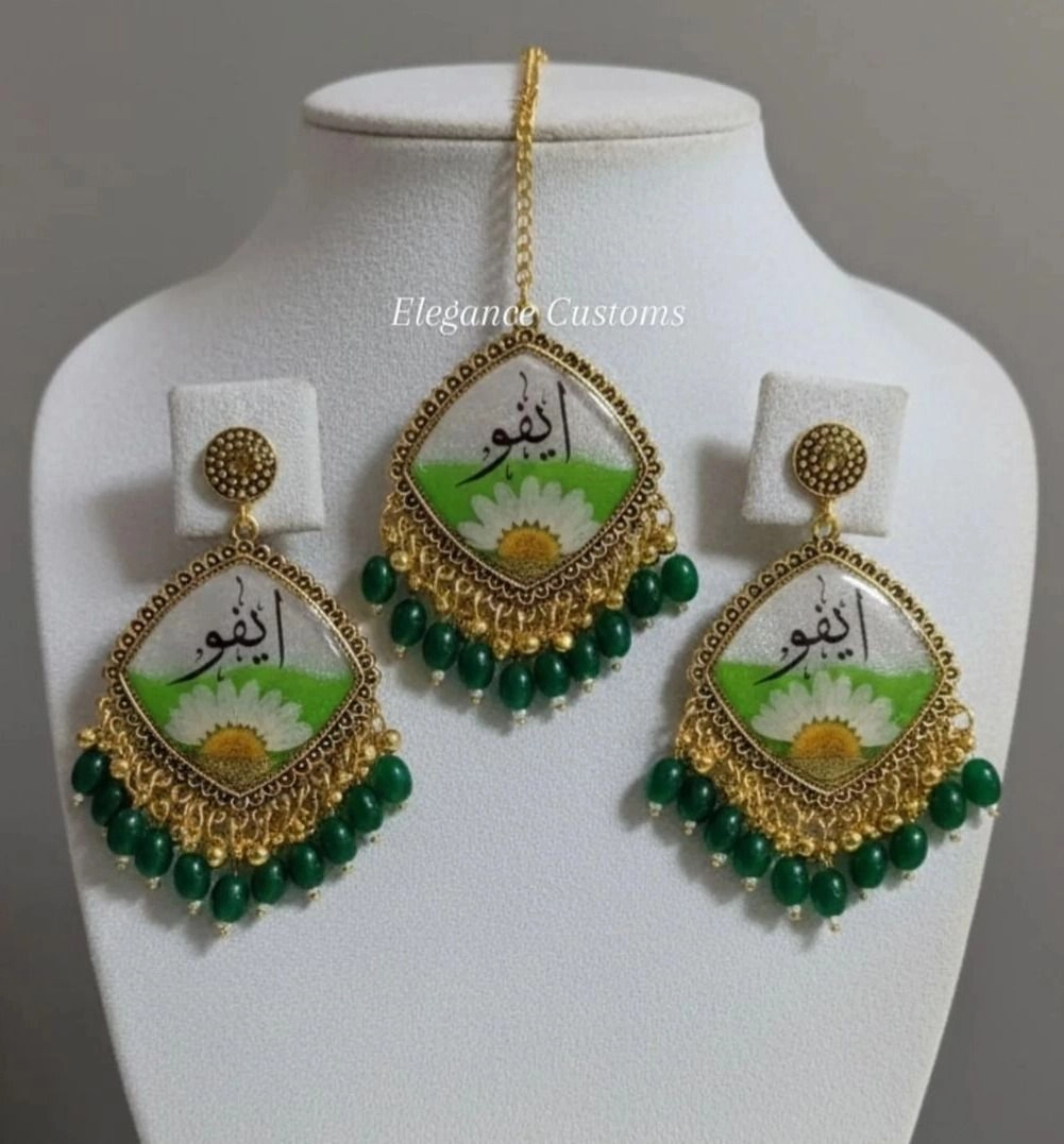 Personalized Bridal Jewelry Set