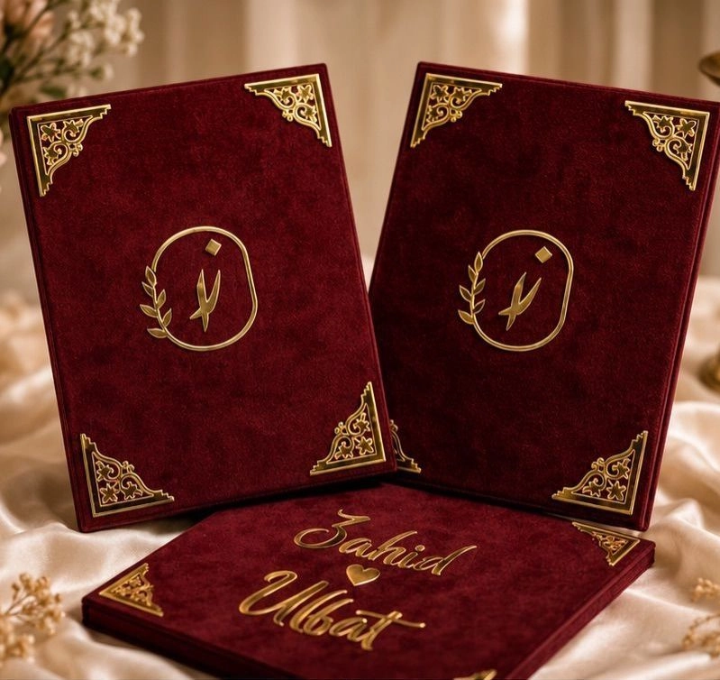 Premium Personalized Nikah Nama / Wedding Keepsake 4
