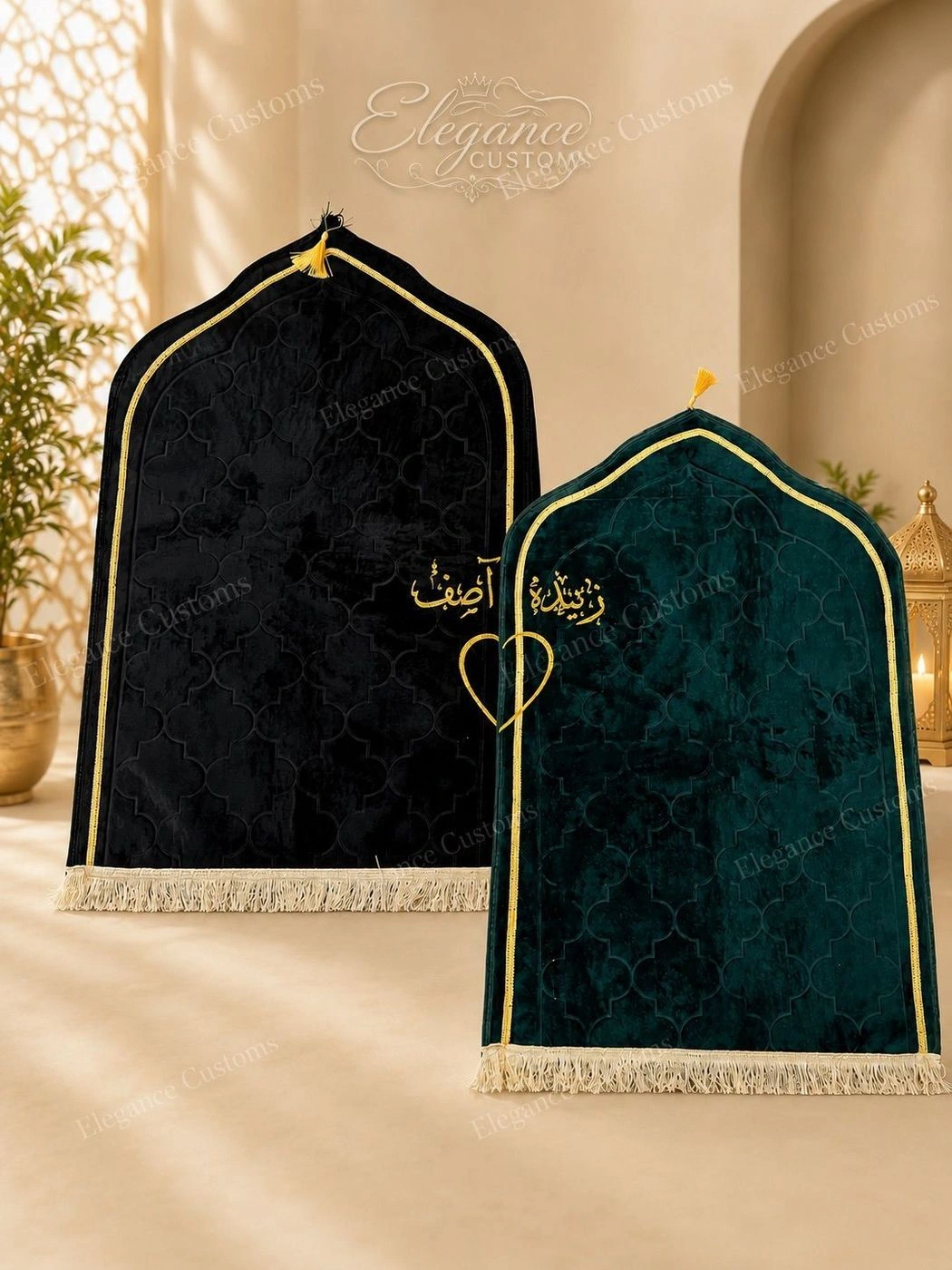 Premium Velvet Prayer Mats – Soft, Elegant & Spiritual 2
