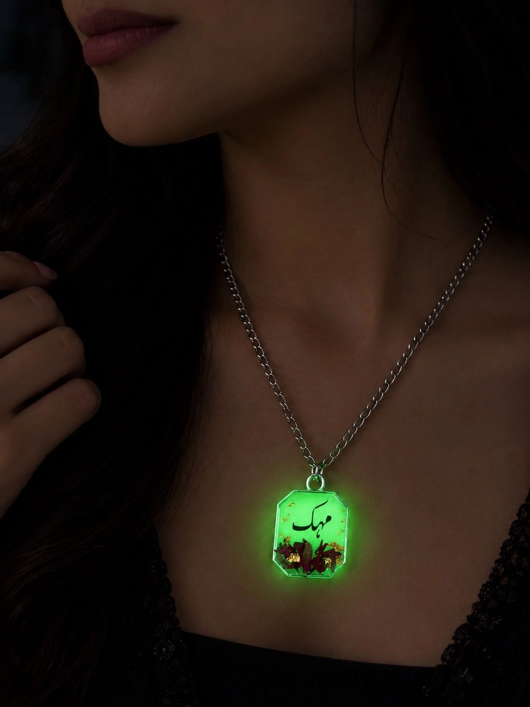 Personalized Glow Necklace – Day & Night 4