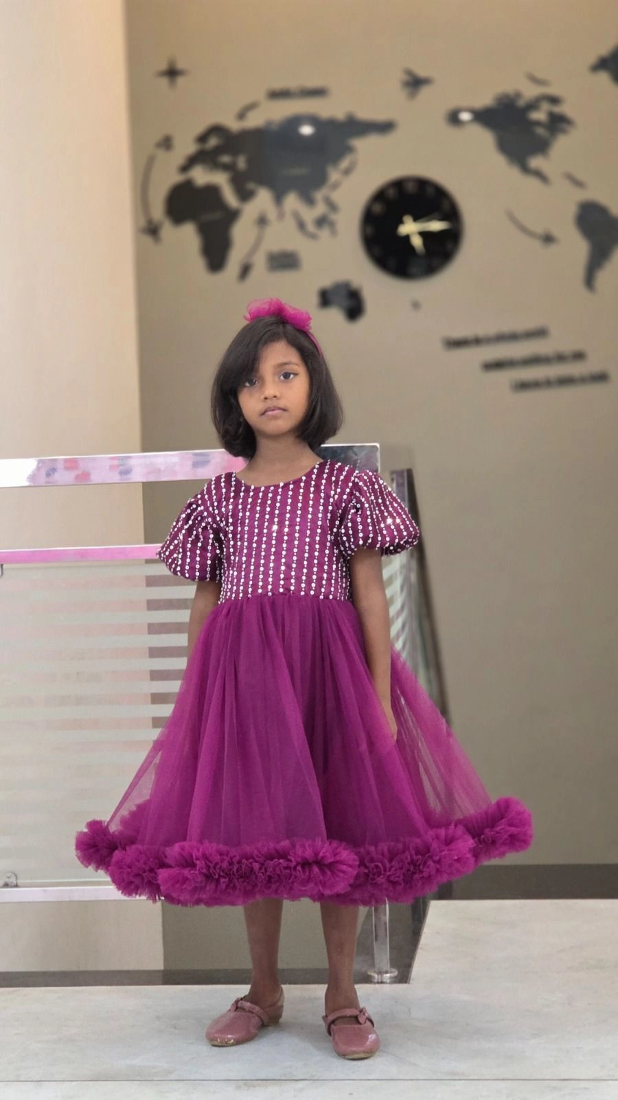 Berry bloom frock 1