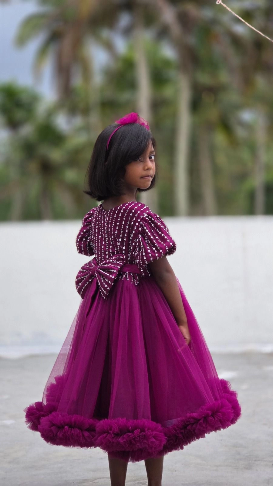Berry bloom frock 2