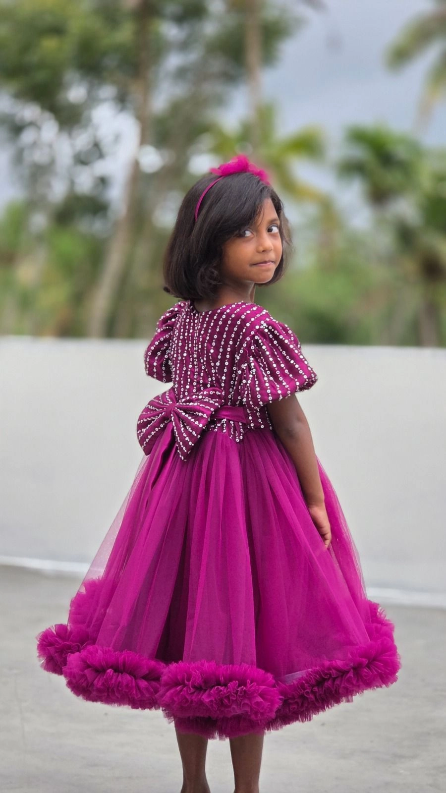 Berry bloom frock 4