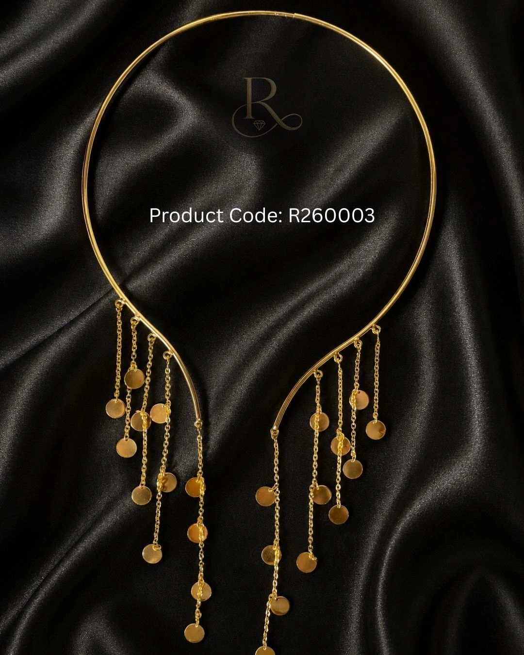 Aurelia Cascade- Open Collar Tassel Choker Necklace 3