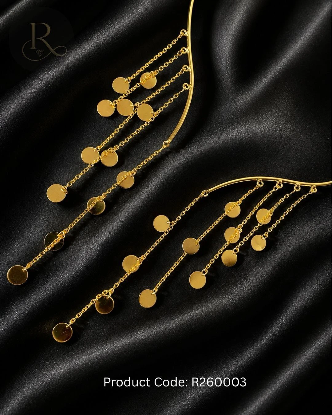 Aurelia Cascade- Open Collar Tassel Choker Necklace 4