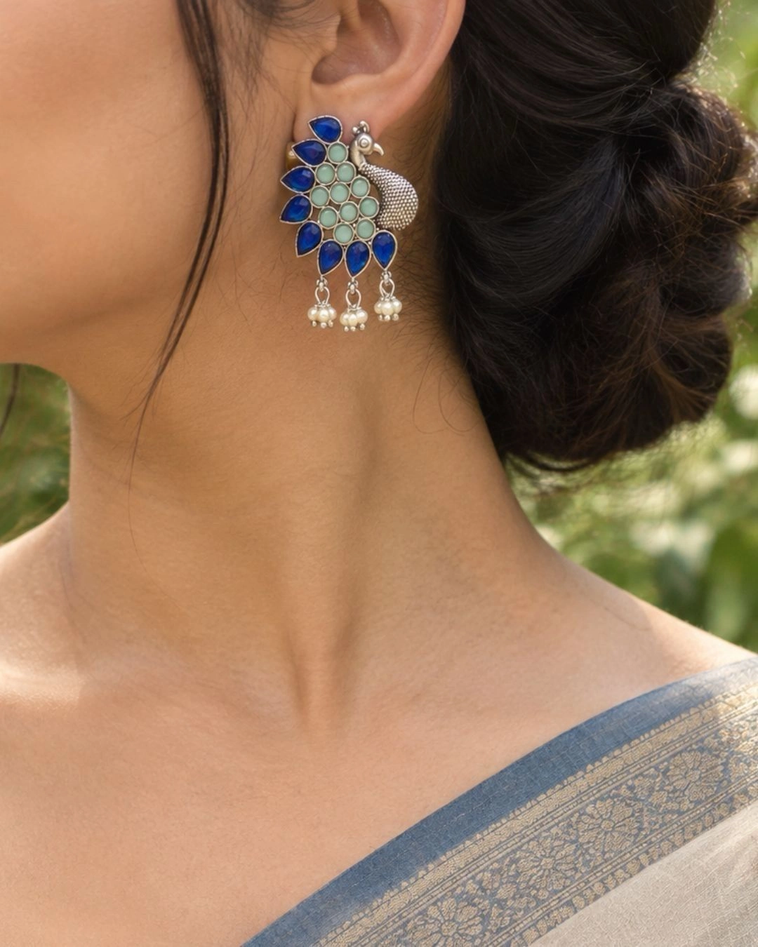 Aurelia Peacock- Stud Earrings 2