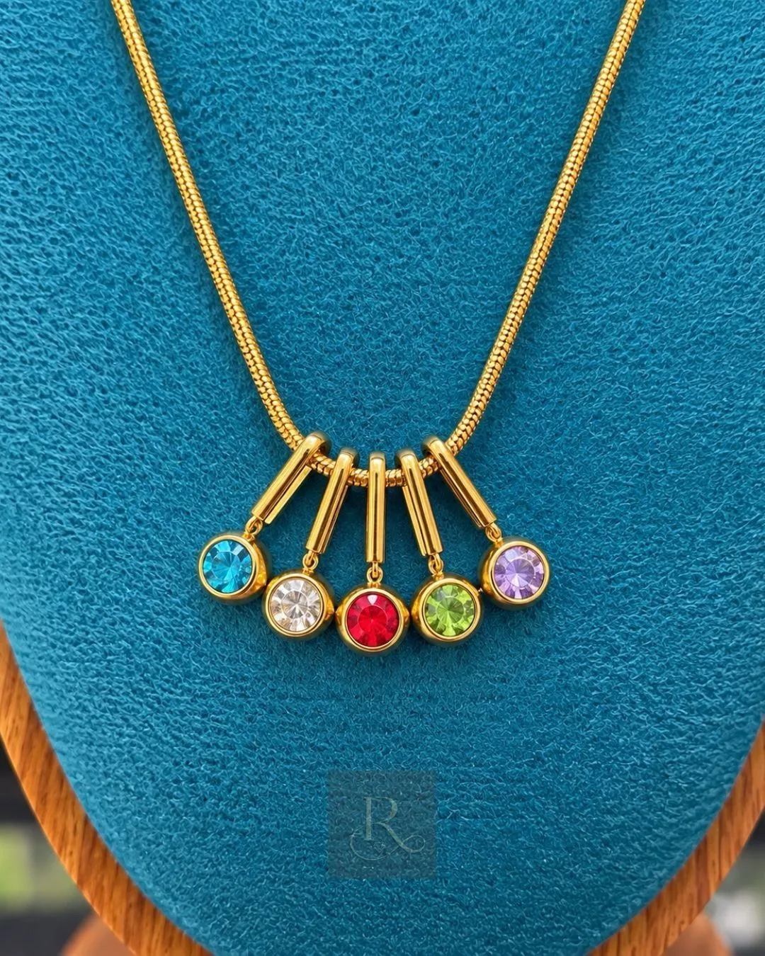 Rainbow Charm- Anti-Tarnish 316L Stainless Steel Pendant Chain 2