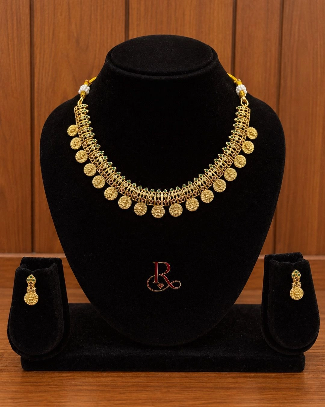 Lakshmi Heritage Coin Necklace Set 1