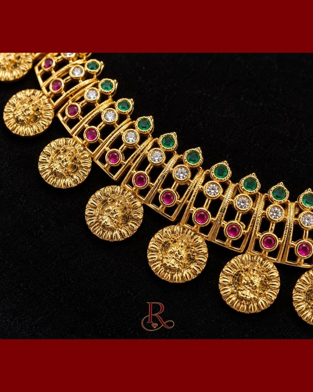 Lakshmi Heritage Coin Necklace Set 3