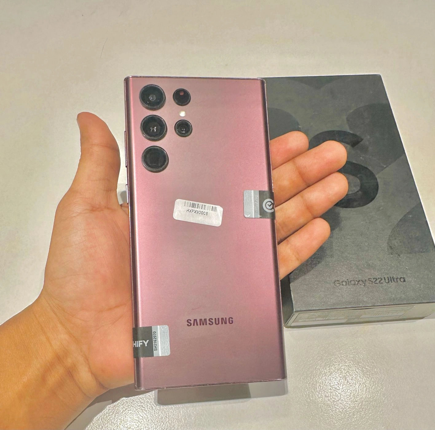 Samsung s22ultra (12/256gb)-Burgandy 2