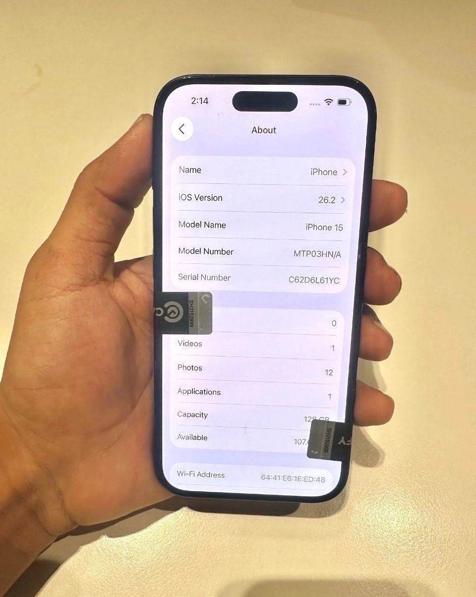 iPhone 15(128gb)-Space Black 4