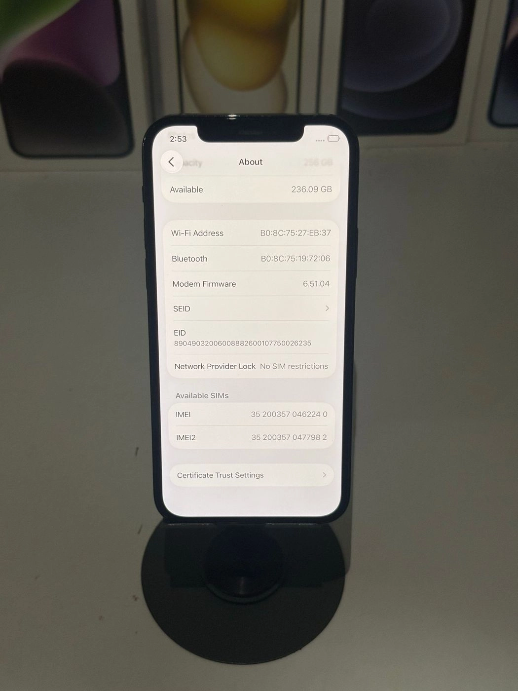 Iphone 12Pro(256gb)-Pacific blue 11