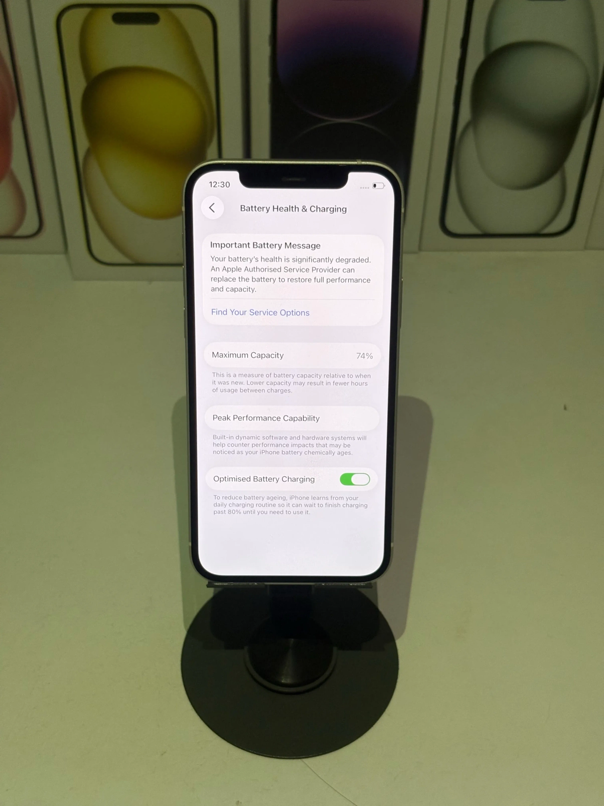 iPhone 12(64gb)-white 8