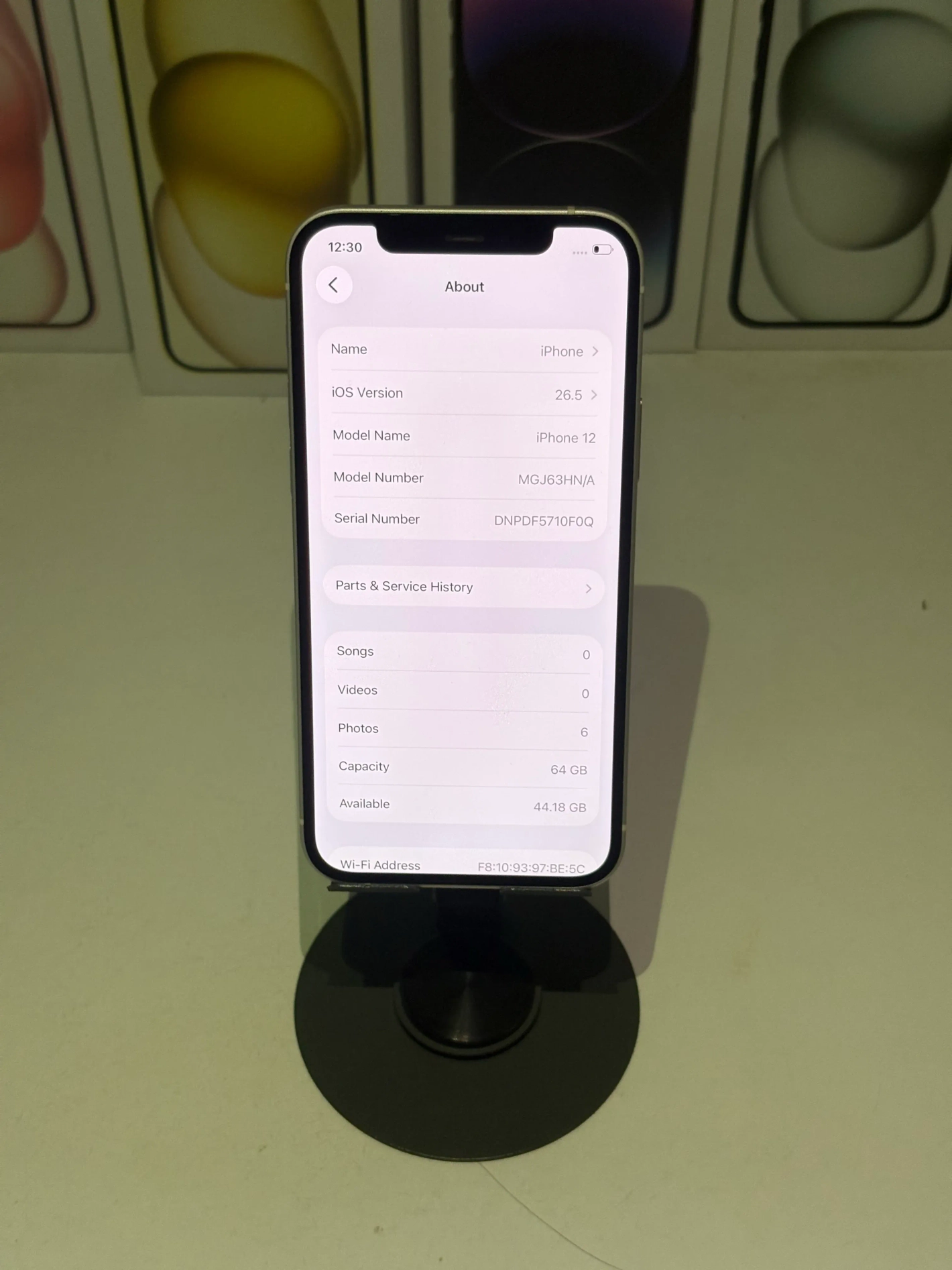iPhone 12(64gb)-white 9