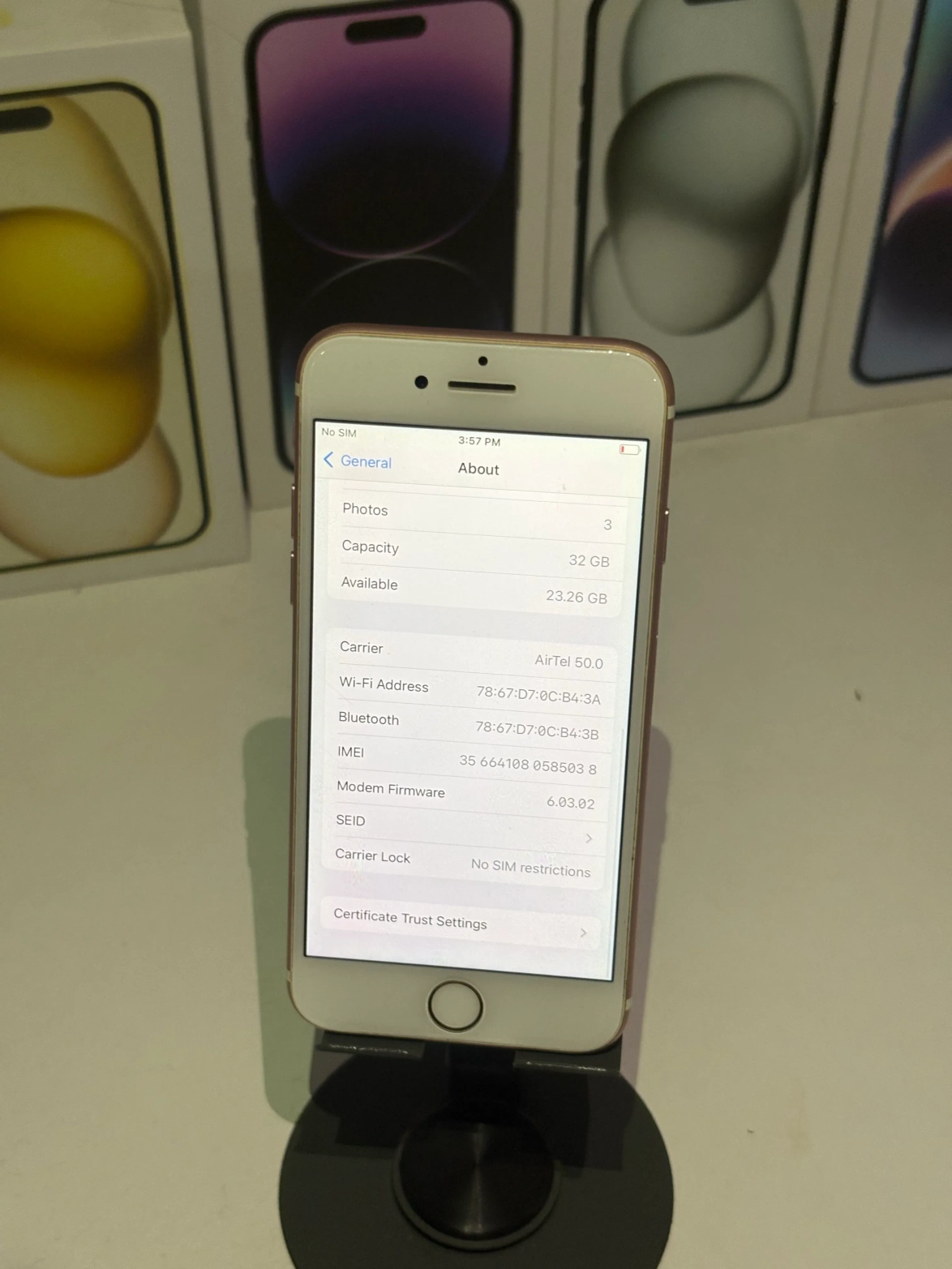 iPhone 7 (32gb)-Rose gold 8