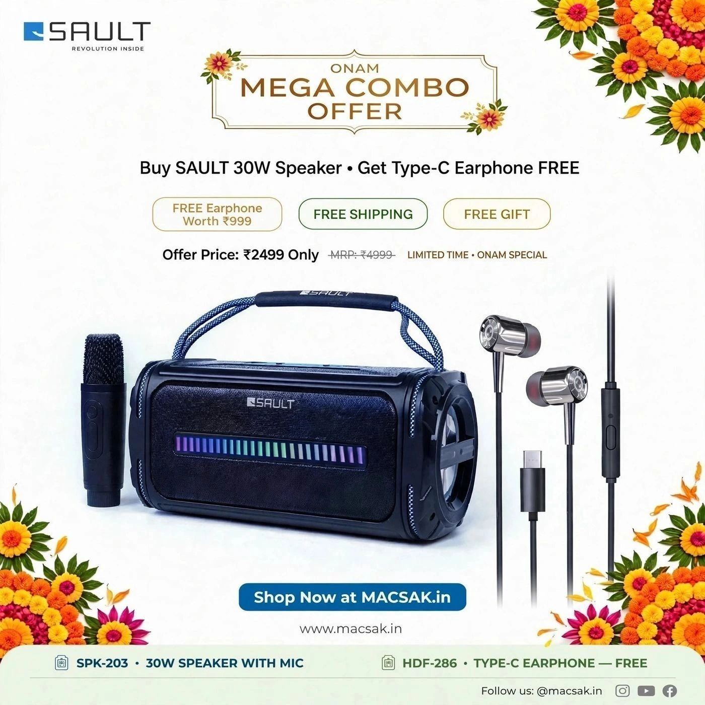 SAULT SPK-203 SPEAKER 1