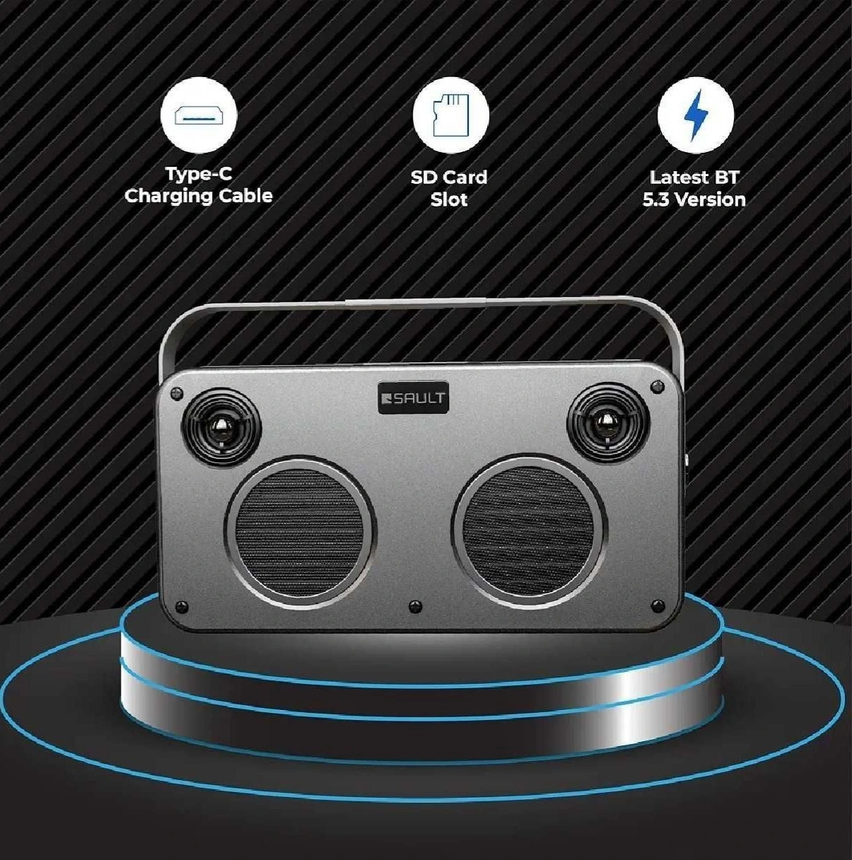 SAULT RADIO GROOVE 25W WIRELESS SPKEAR 3