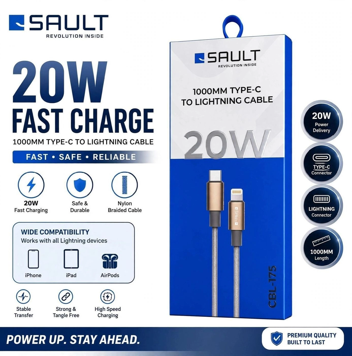SAULT TAYPE-C TO LIGHTNING CABLE 1
