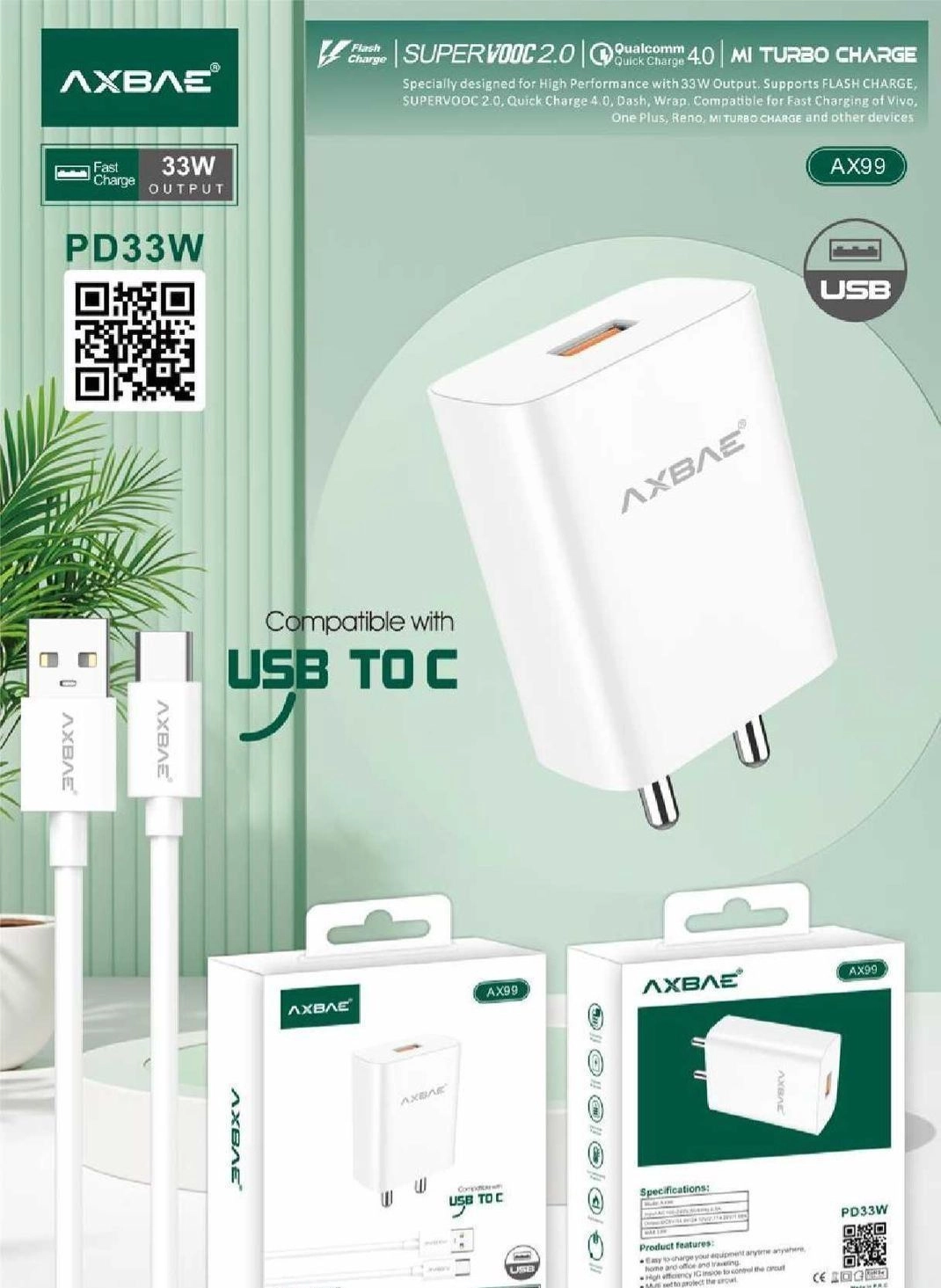 AXBAE 33W CHARGER 6