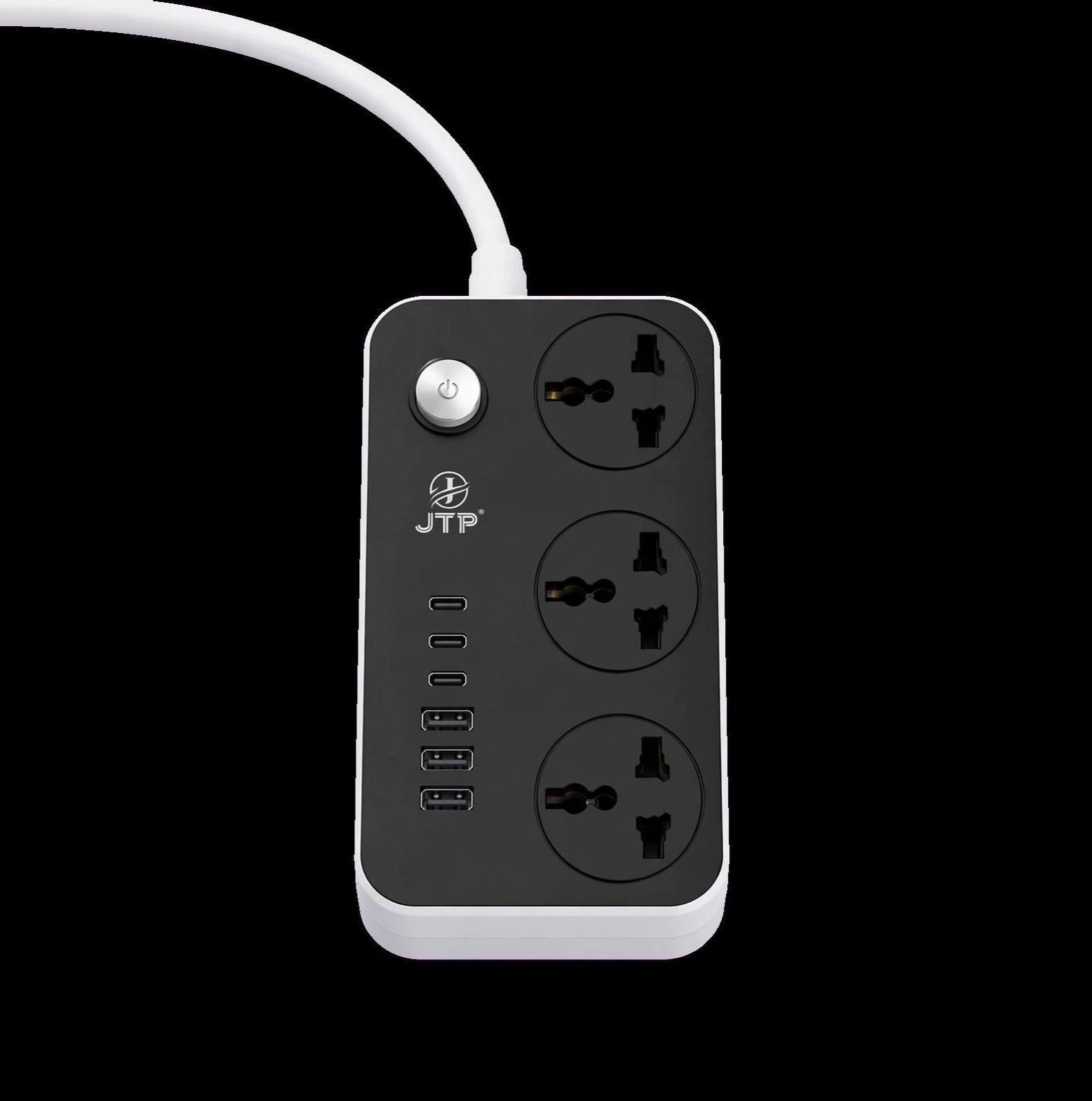 UNIVERSAL POWER SOCKETJTP JTP-3603 2500W Universal Power SOCKET - 3 OUTLETS + 3 USB-C + 3 USB-A
