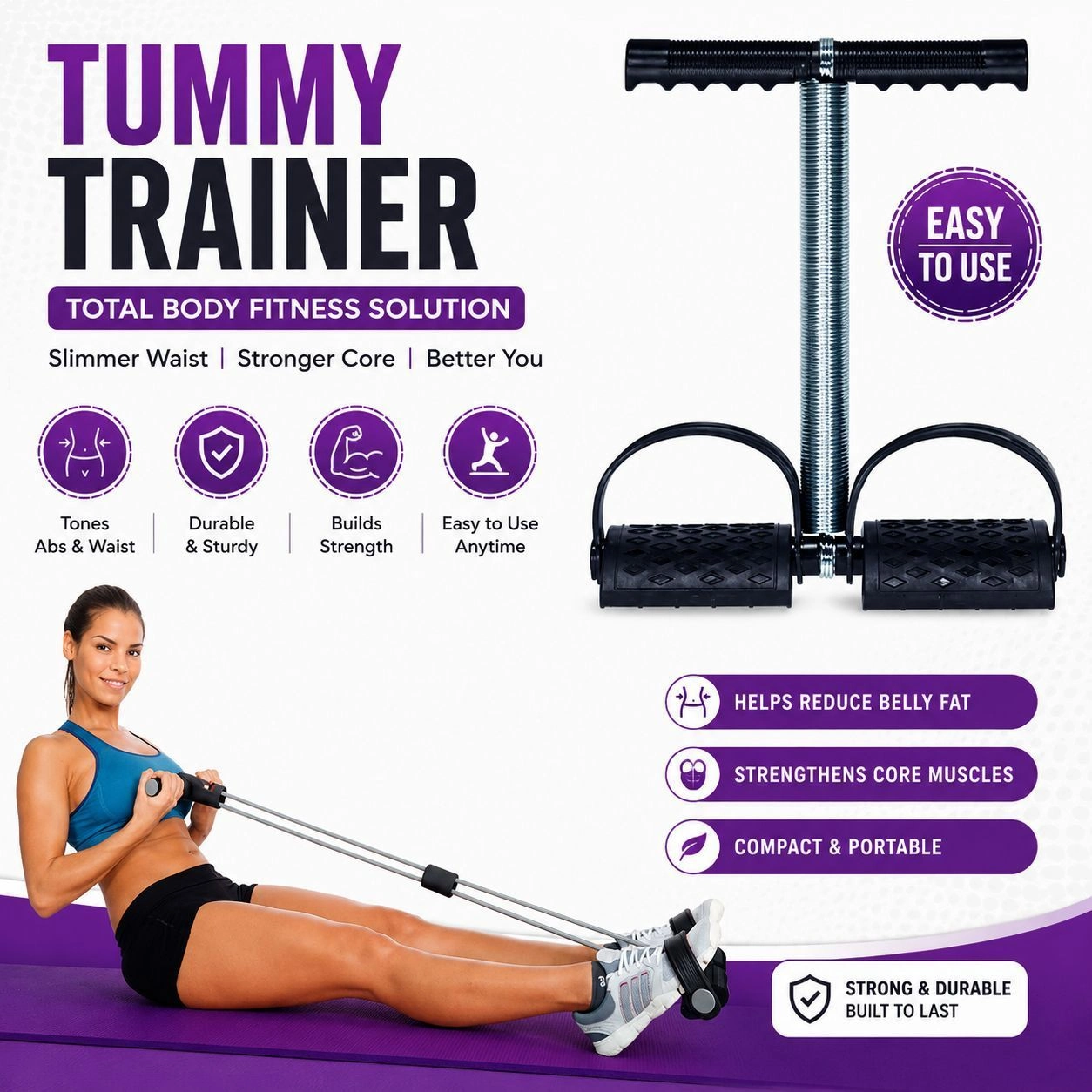 Tummy Trainer Abdominal Exercise Machine | Home Workout 1