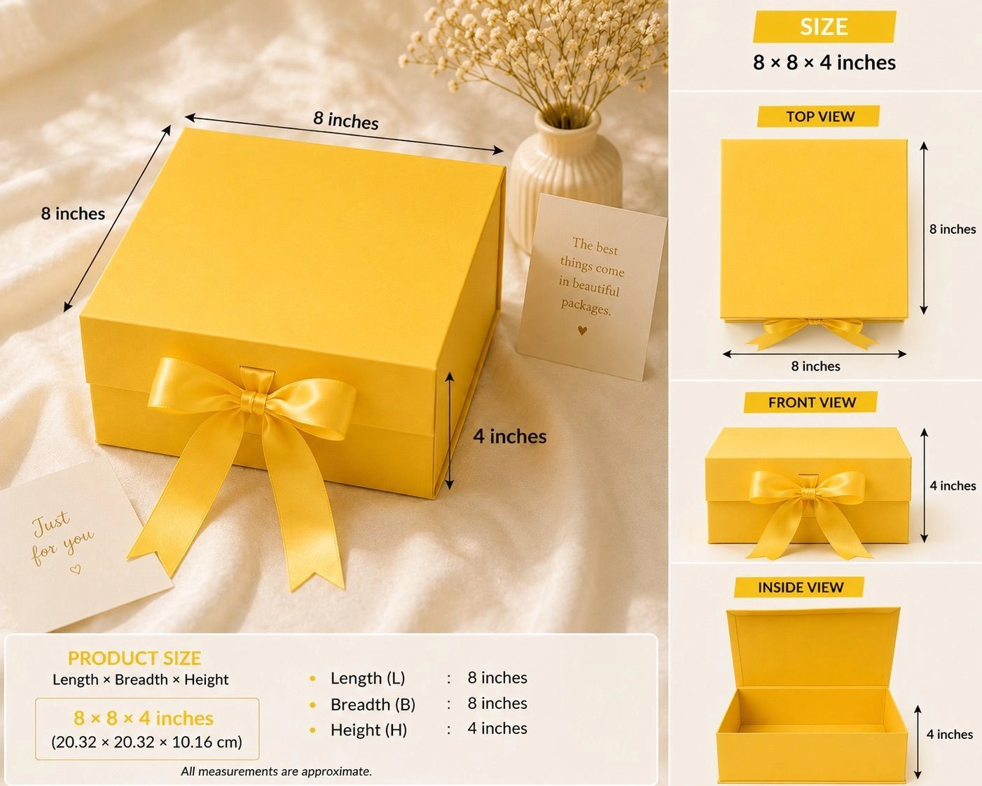 RIBBON BOX (8*8*3.5) 2