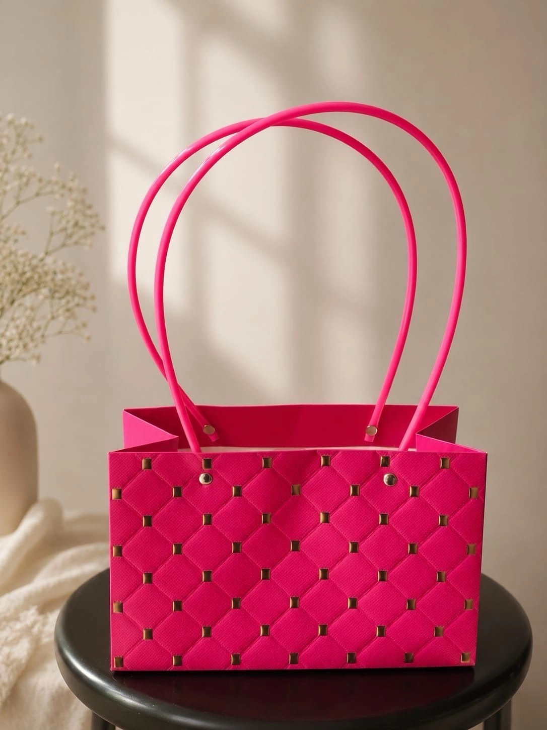 STONE TOTE HAMPER BAG 4
