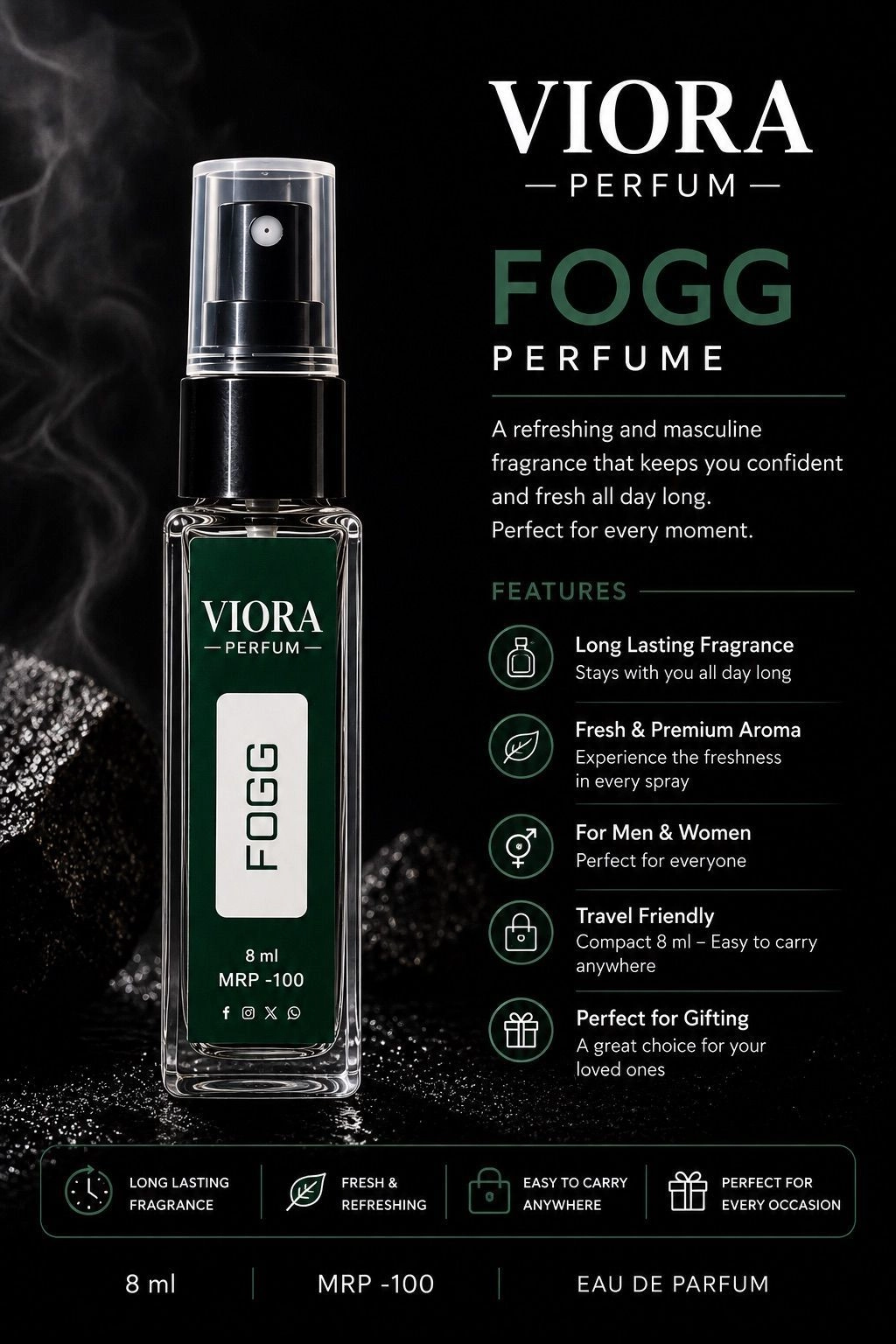 VIORA FOGG Perfume | 8ml