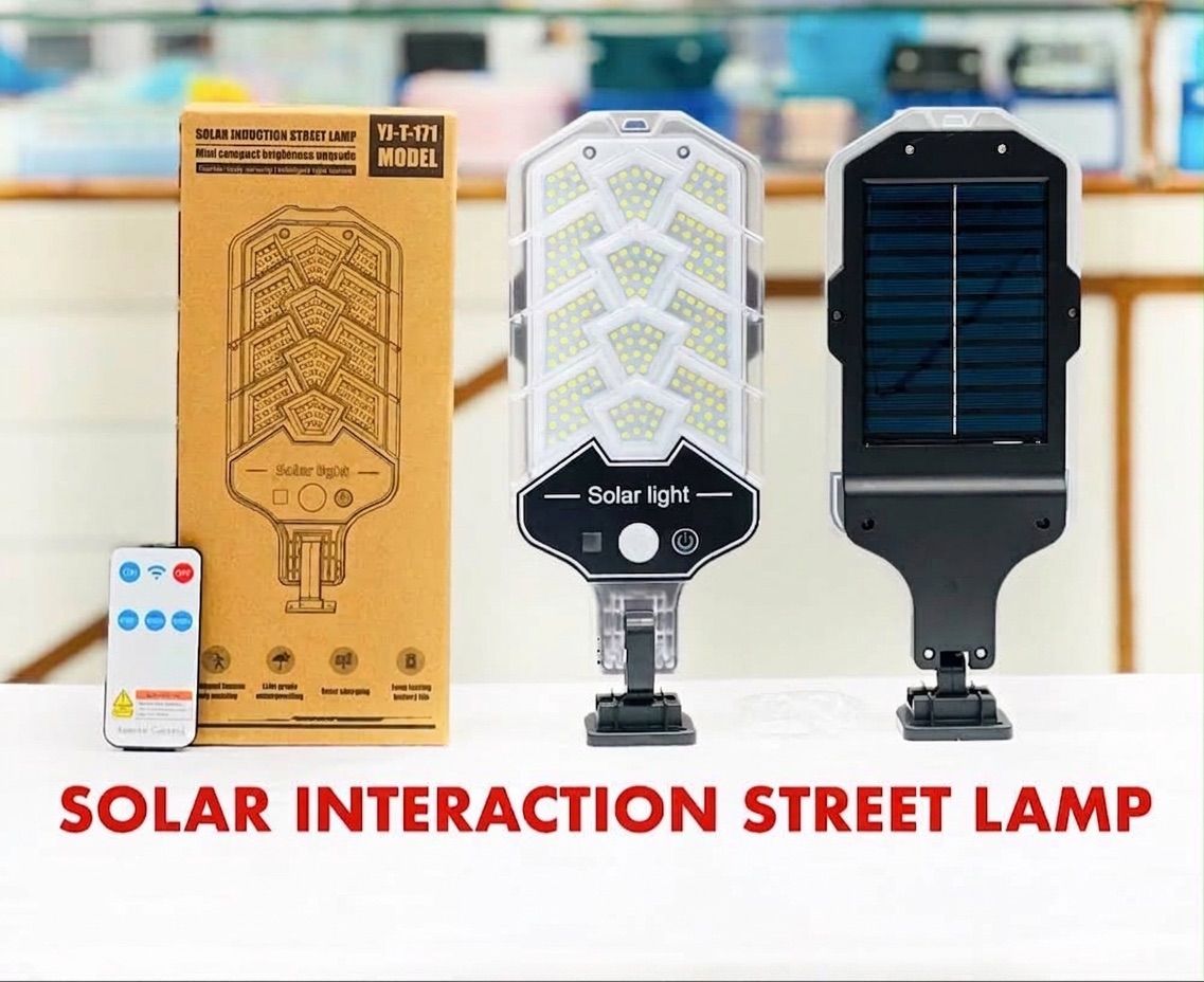Solar LED Street Light/Lamp 20Watt All in One Automatic Motion Sensor with Remote Control and Mounting Bracket, IP65 Waterproof for Home Outdoor Use 1