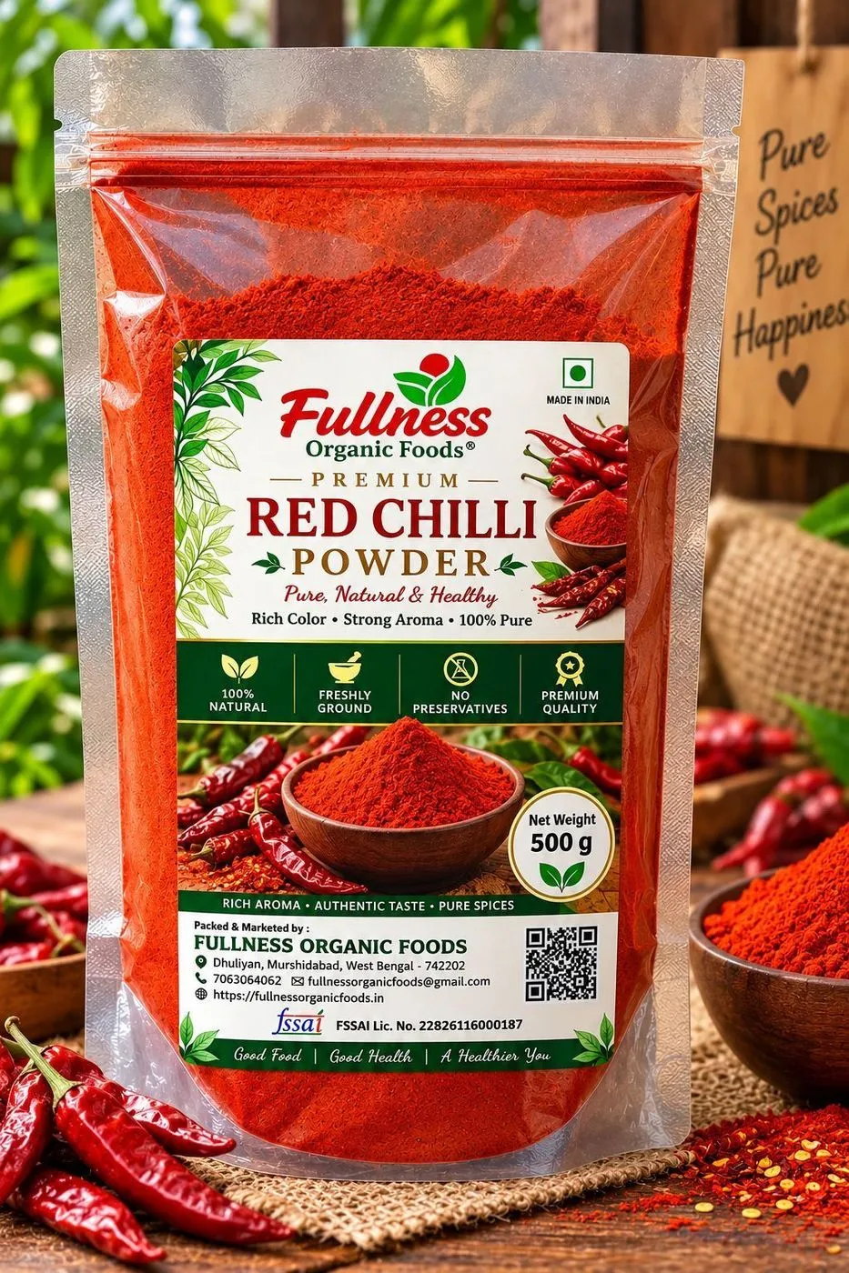 Fullness chilli powder 500g 2