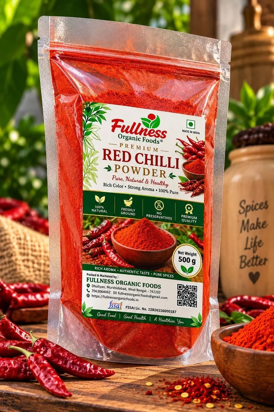 Fullness chilli powder 500g 3