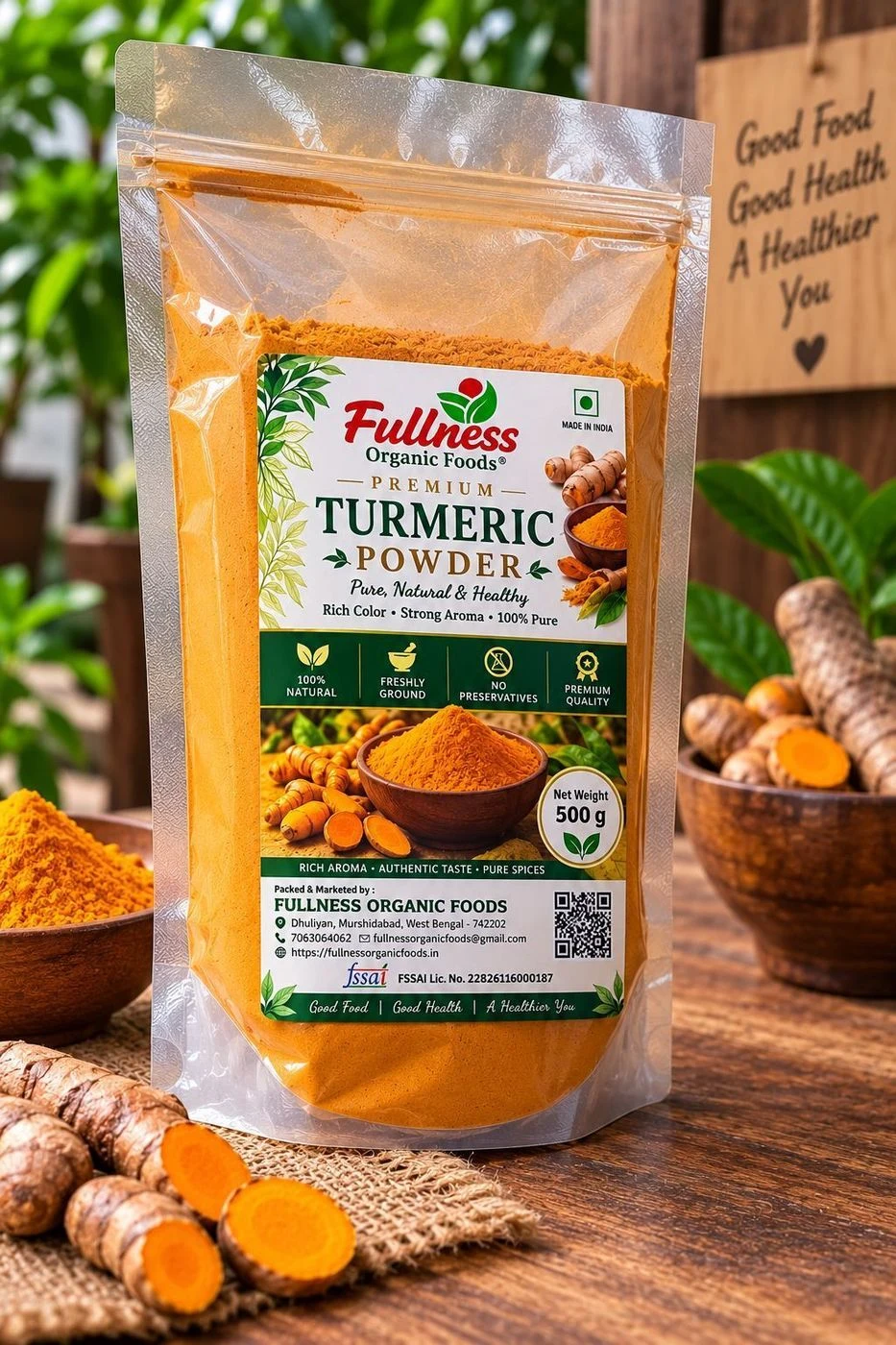 Fullness Haldi powder 500g 1