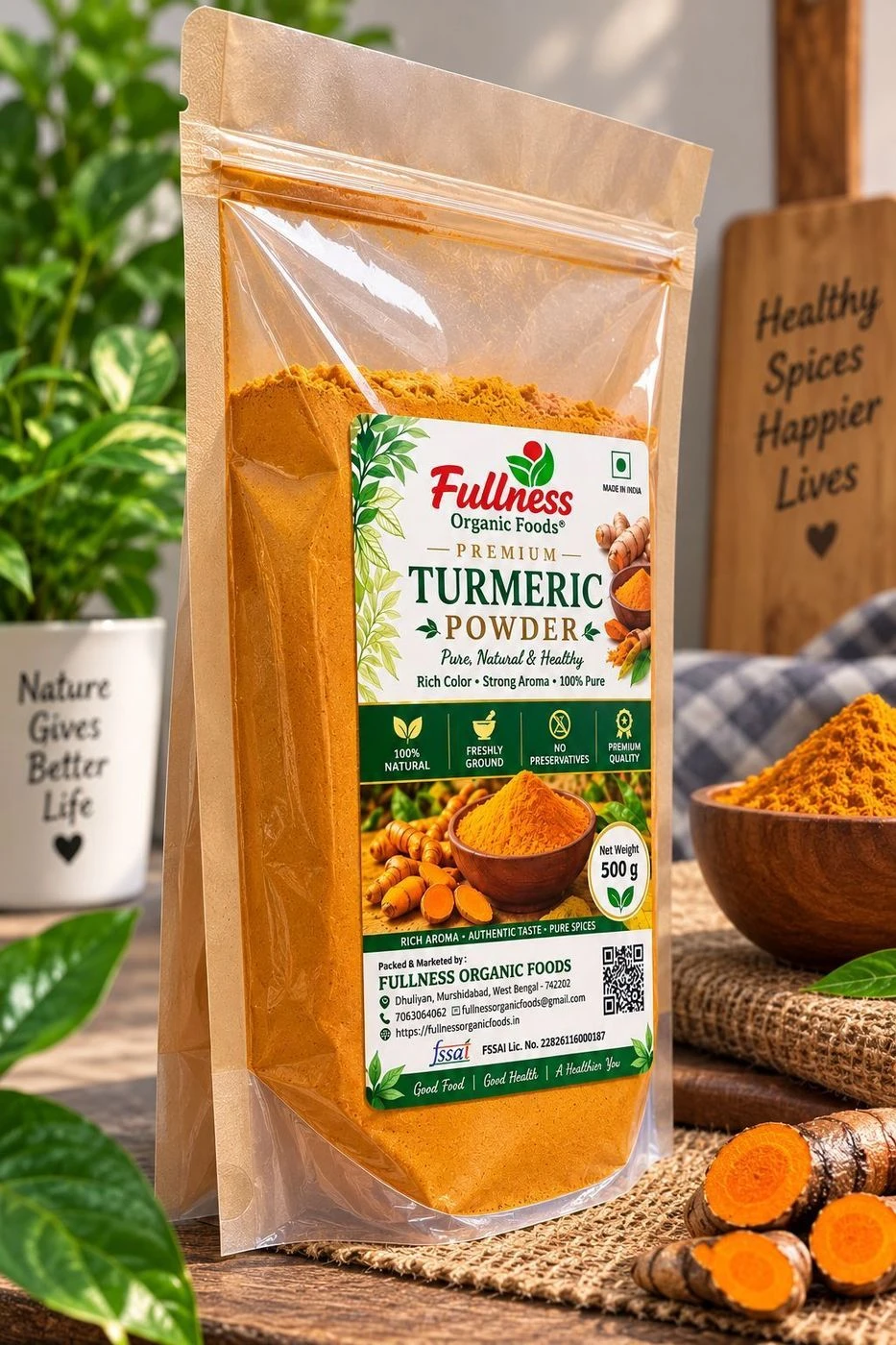 Fullness Haldi powder 500g 2