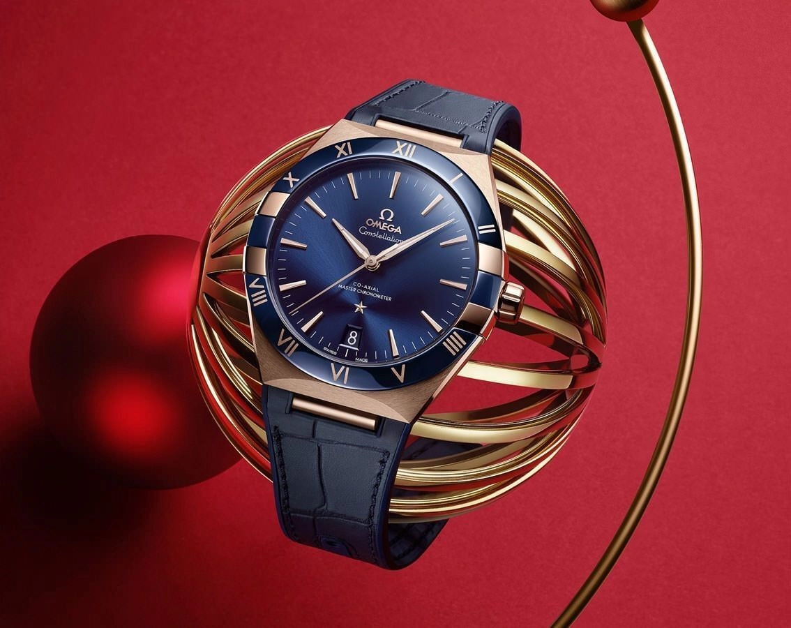 Omega Constellation Chronometer Blue Dial Automatic 5