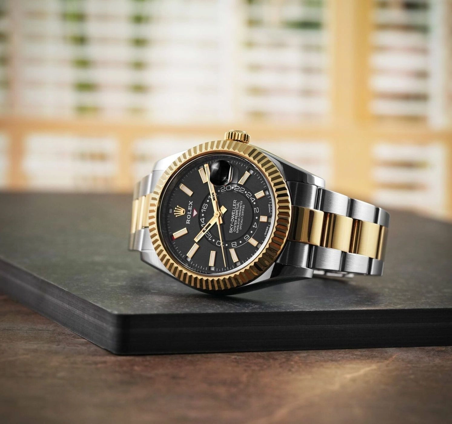 Rolex Sky-Dweller Gold Black Dial Automatic 3