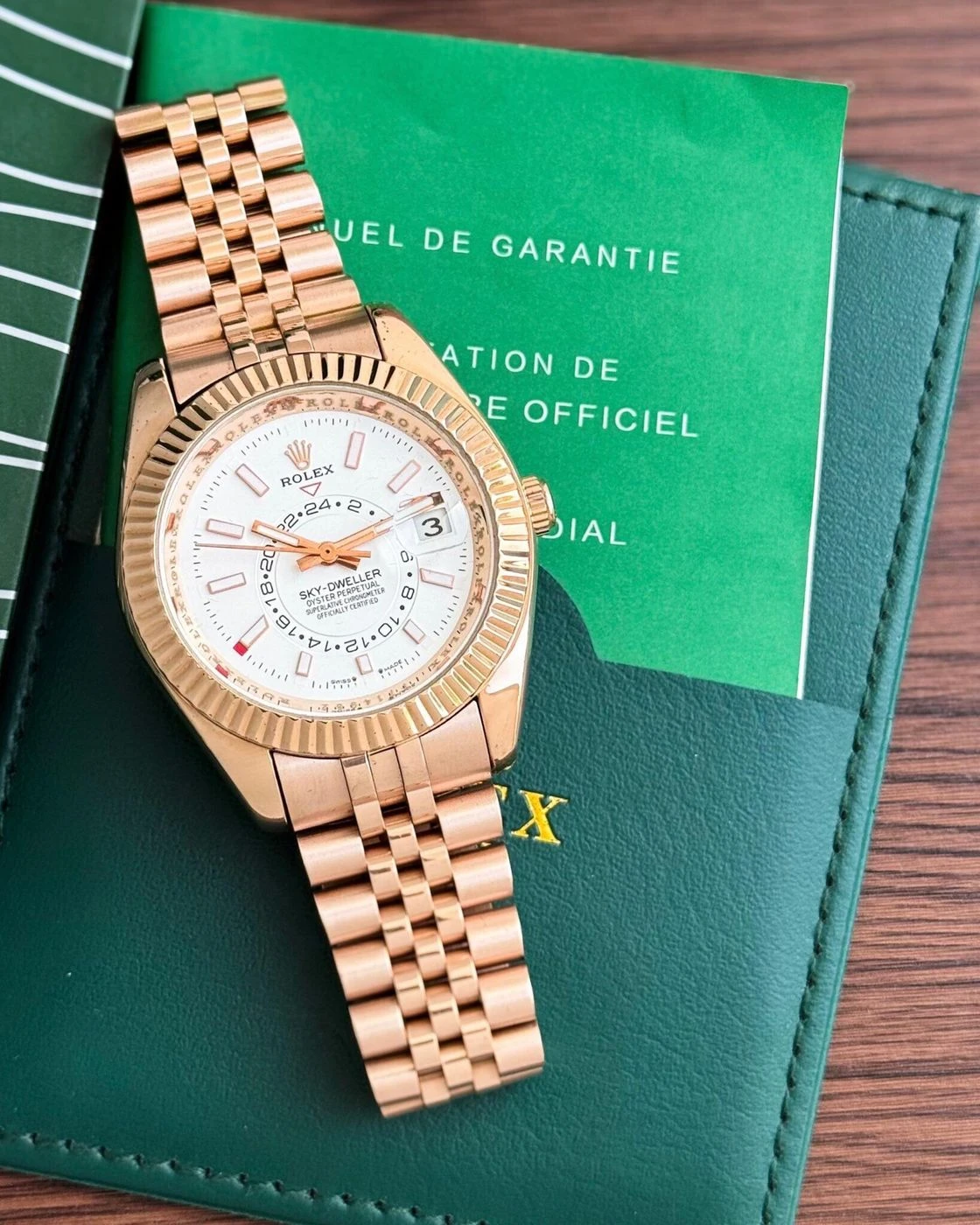 Rolex Sky-Dweller White Dial Rose Gold Automatic 2