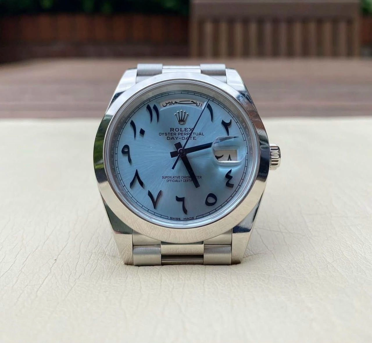 Rolex Oyster Perpetual Arabic Dial Automatic Watch for Men 4