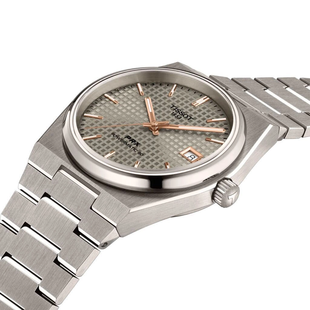 Tissot Automatic Grey Textured Dial 4