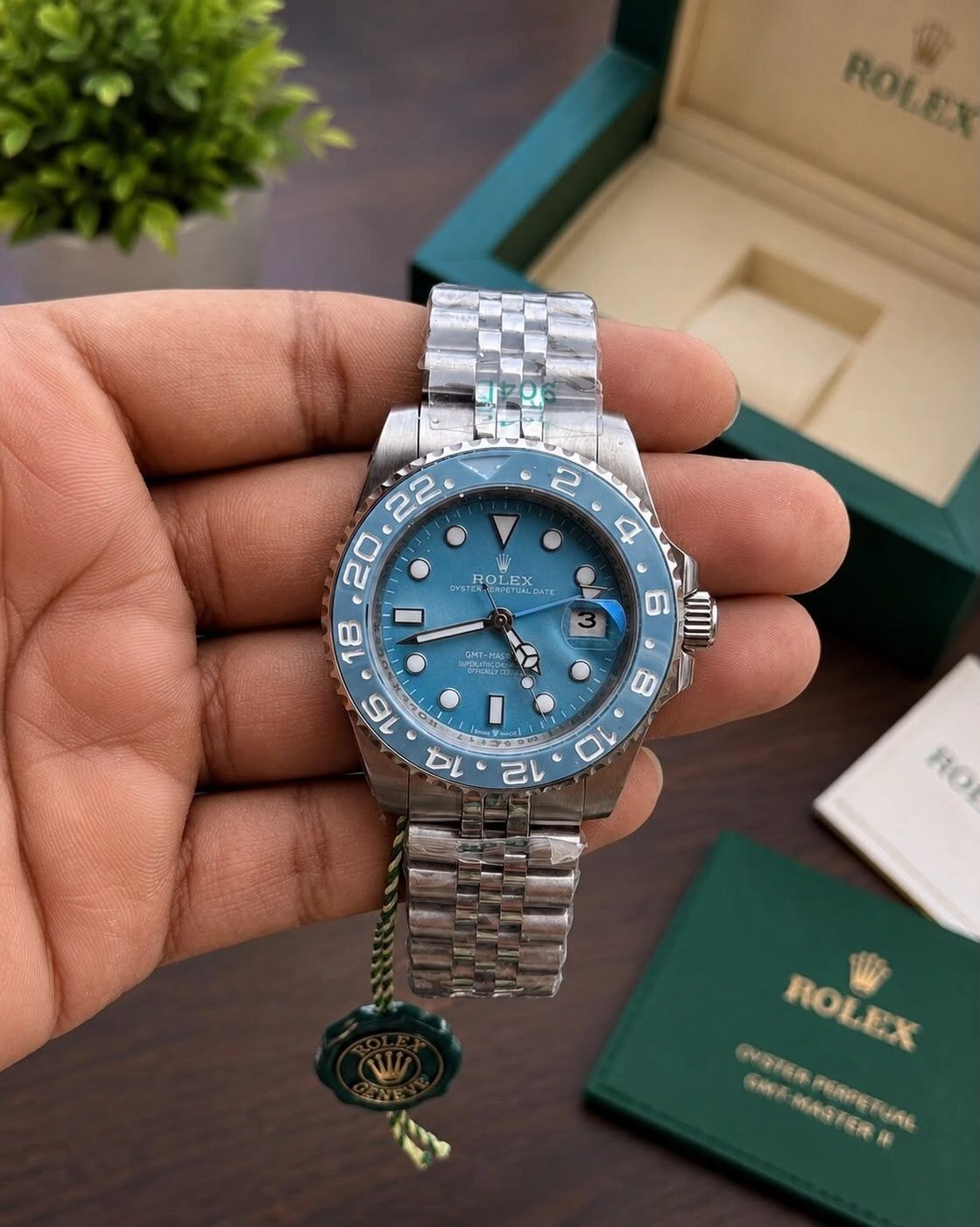 Rolex GMT Master II Blue Dial Automatic 3