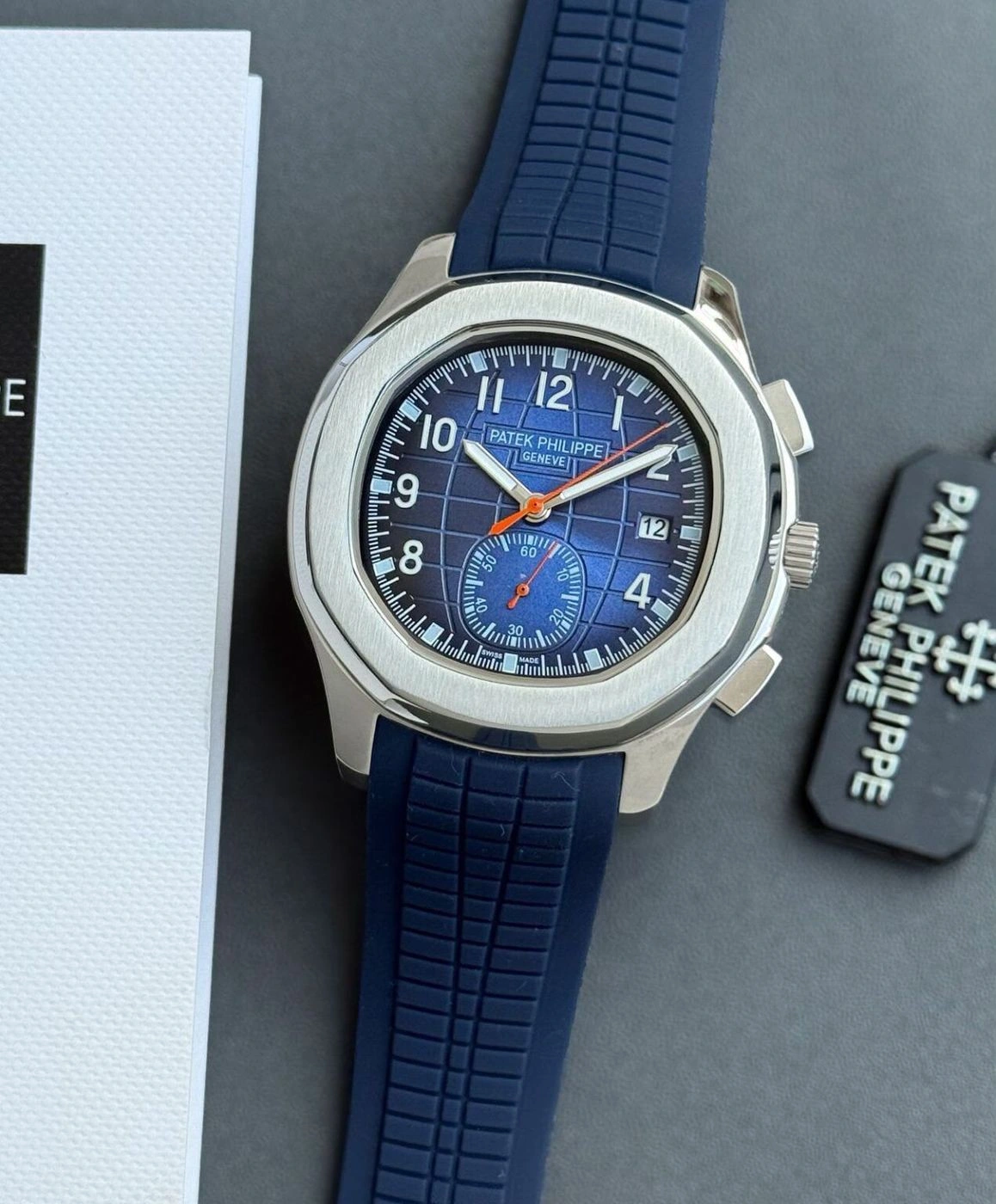 Patek Philippe Genève Open Back Automatic Blue 1