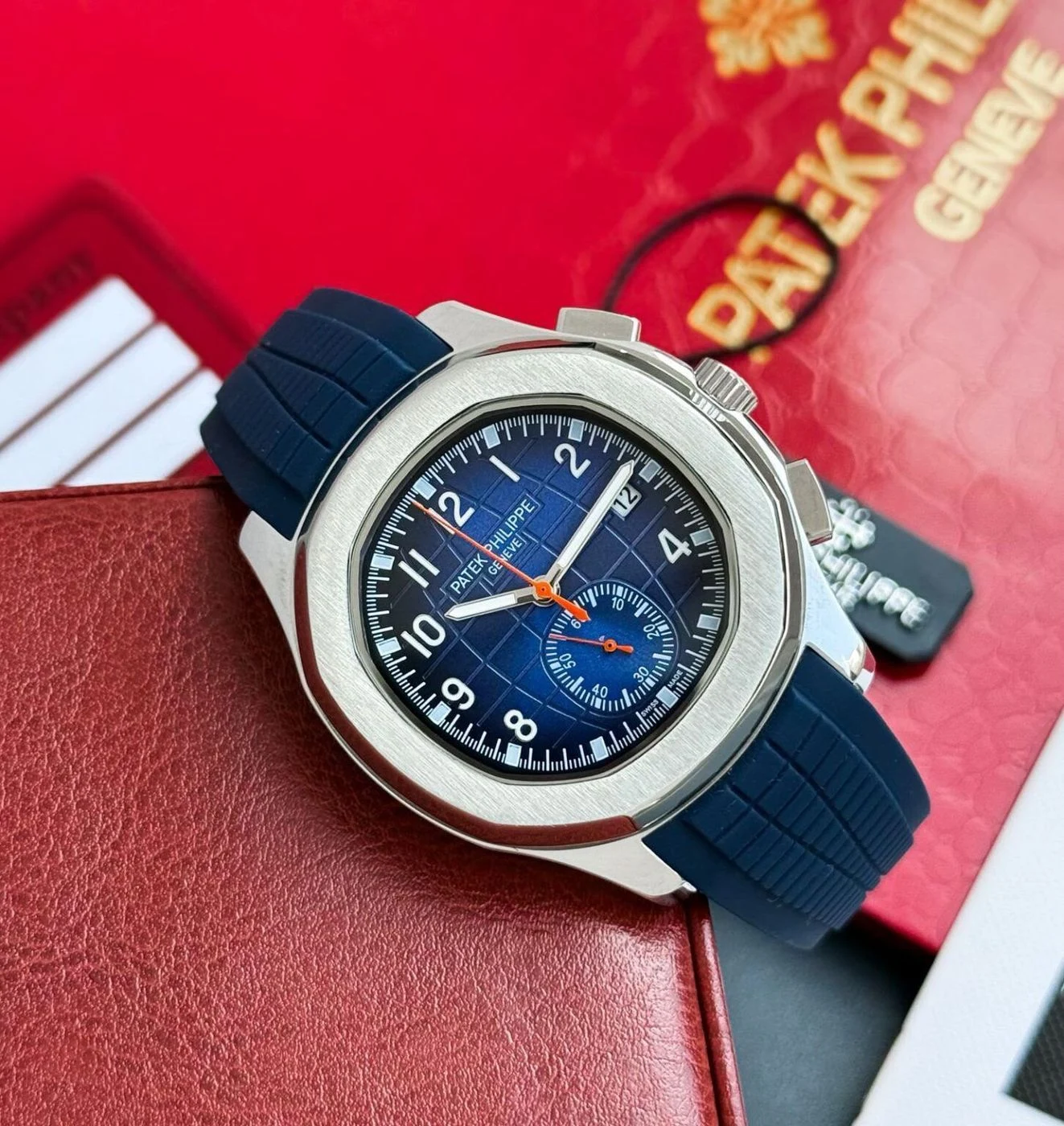 Patek Philippe Genève Open Back Automatic Blue 3